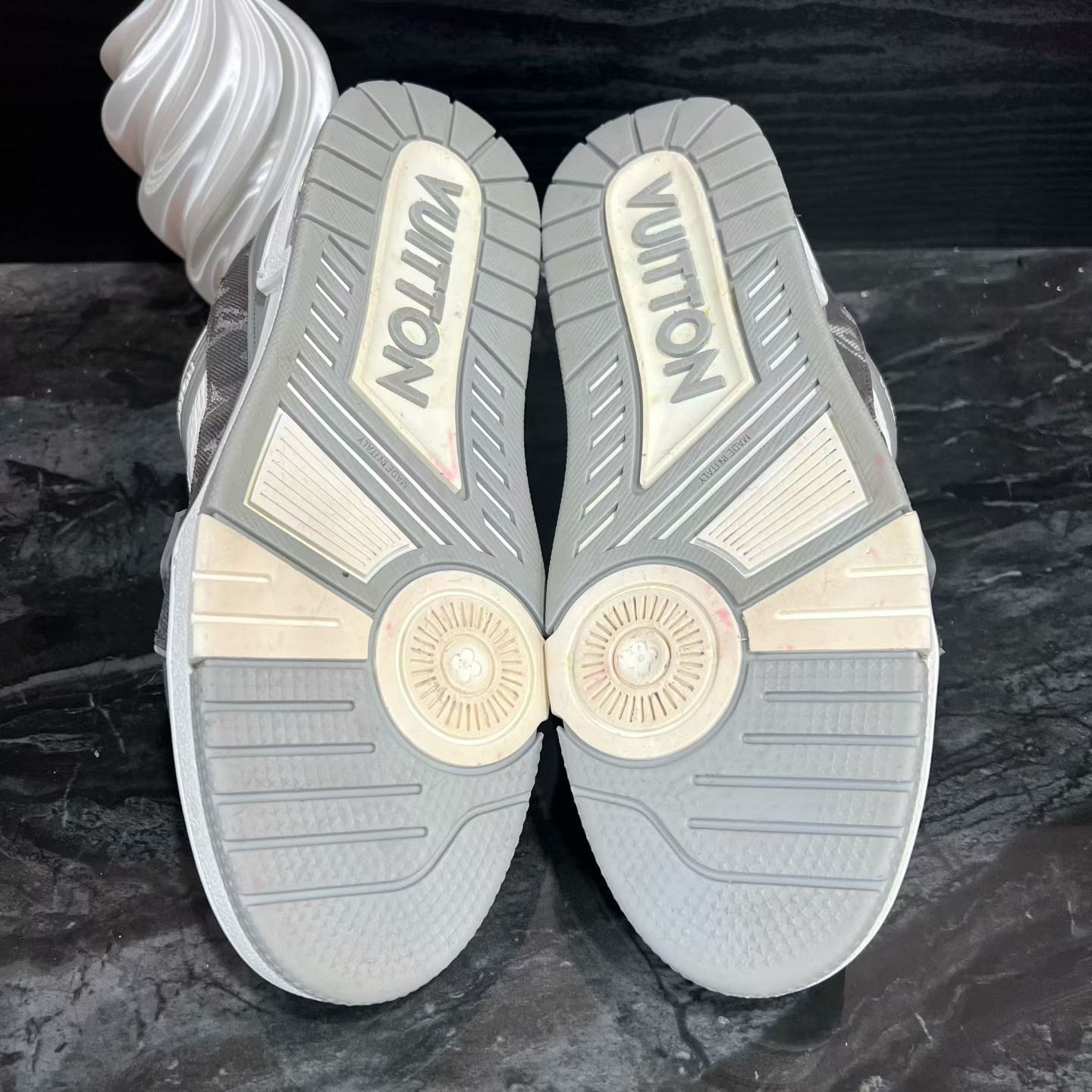 Louis Vuitton Louis Vuitton Training Denim White Lowtop Sneakers 41 Men Size US 8.5 / EU 41-42 - 5 Thumbnail