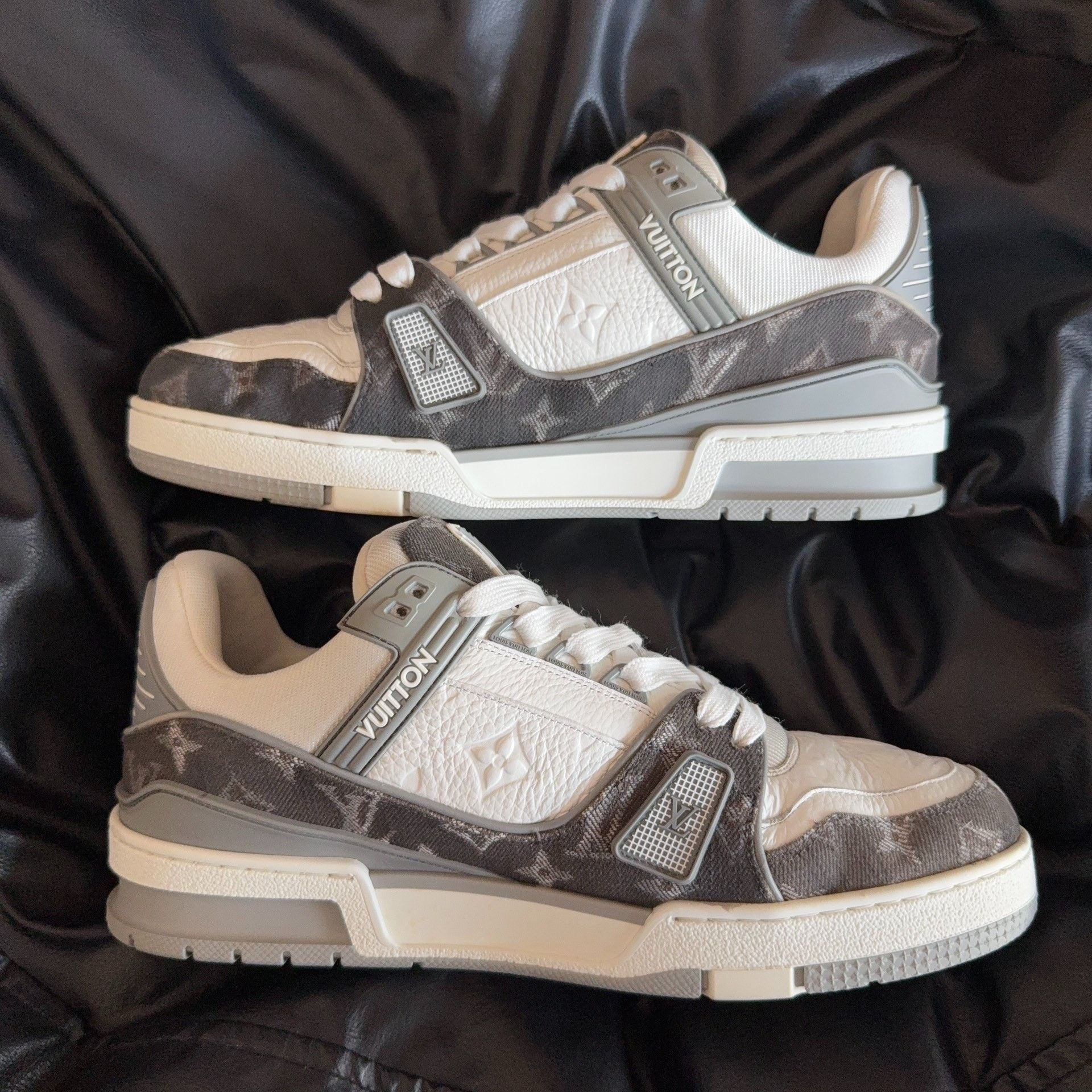 Louis Vuitton Louis Vuitton Training Denim White Lowtop Sneakers 41 Men Size US 8.5 / EU 41-42 - 4 Thumbnail
