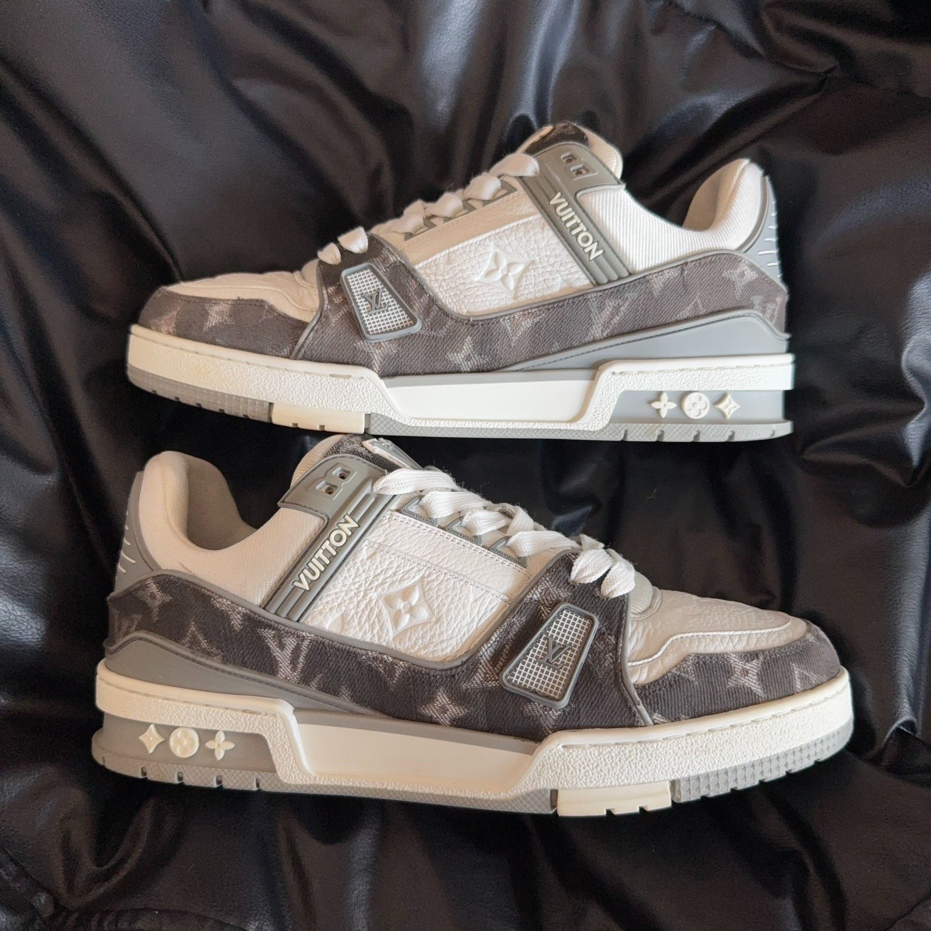 Louis Vuitton Louis Vuitton Training Denim White Lowtop Sneakers 41 Men Size US 8.5 / EU 41-42 - 3 Thumbnail