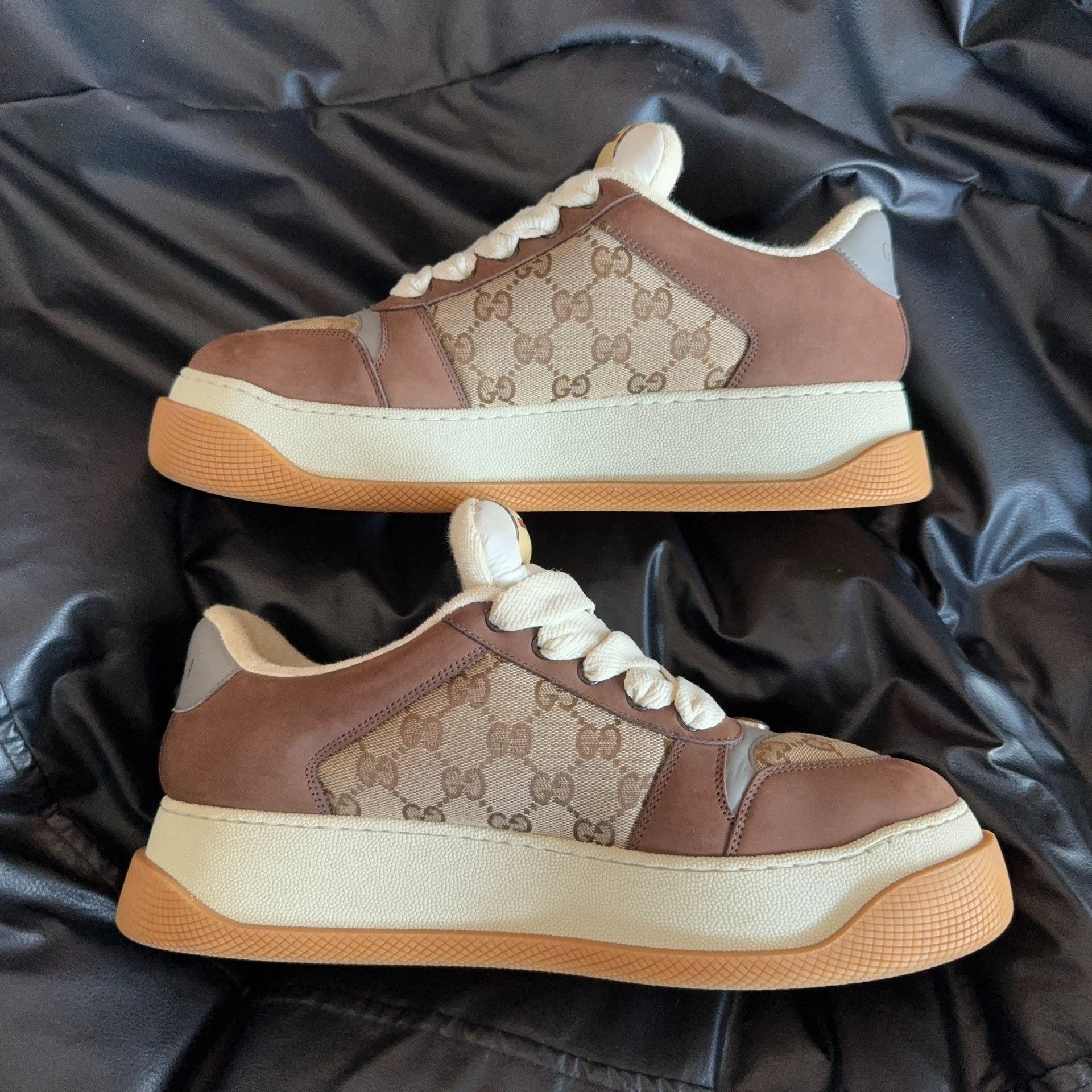 Gucci Gucci Brown Lowtop Sneakers 44 Men Size US 10.5 / EU 43-44 - 4 Thumbnail