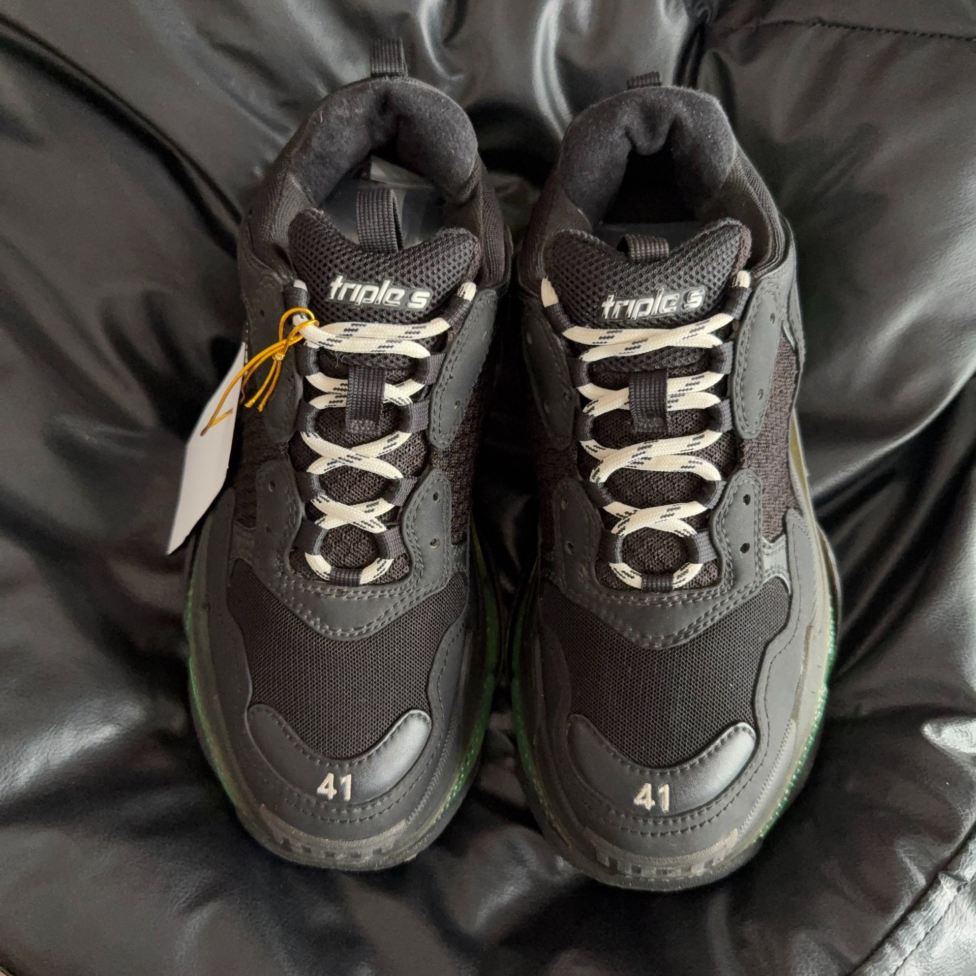 Balenciaga Balenciaga Green Lowtop Sneakers 41 Men Size US 8.5 / EU 41-42 - 2 Thumbnail