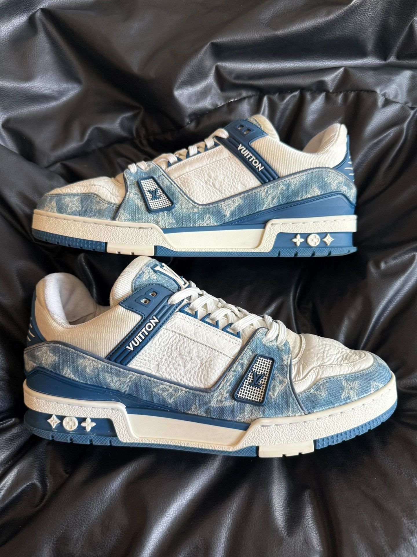 Louis Vuitton Louis Vuitton Training Denim Blue Lowtop Sneakers 8 Men Size US 8 / EU 41 - 5 Thumbnail