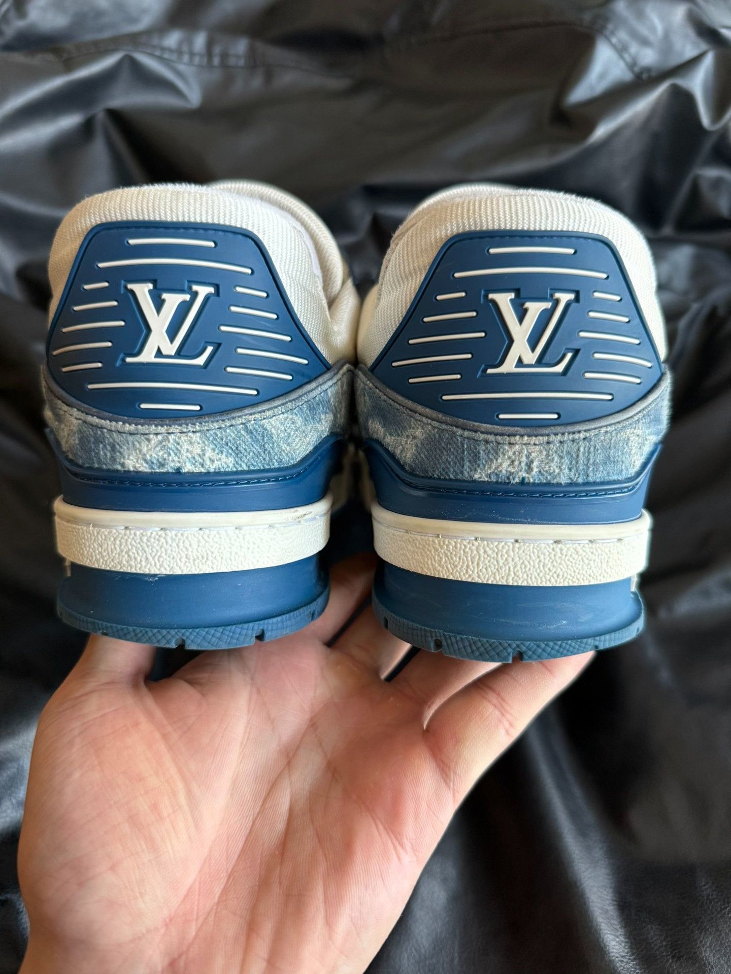 Louis Vuitton Louis Vuitton Training Denim Blue Lowtop Sneakers 8 Men Size US 8 / EU 41 - 3 Thumbnail