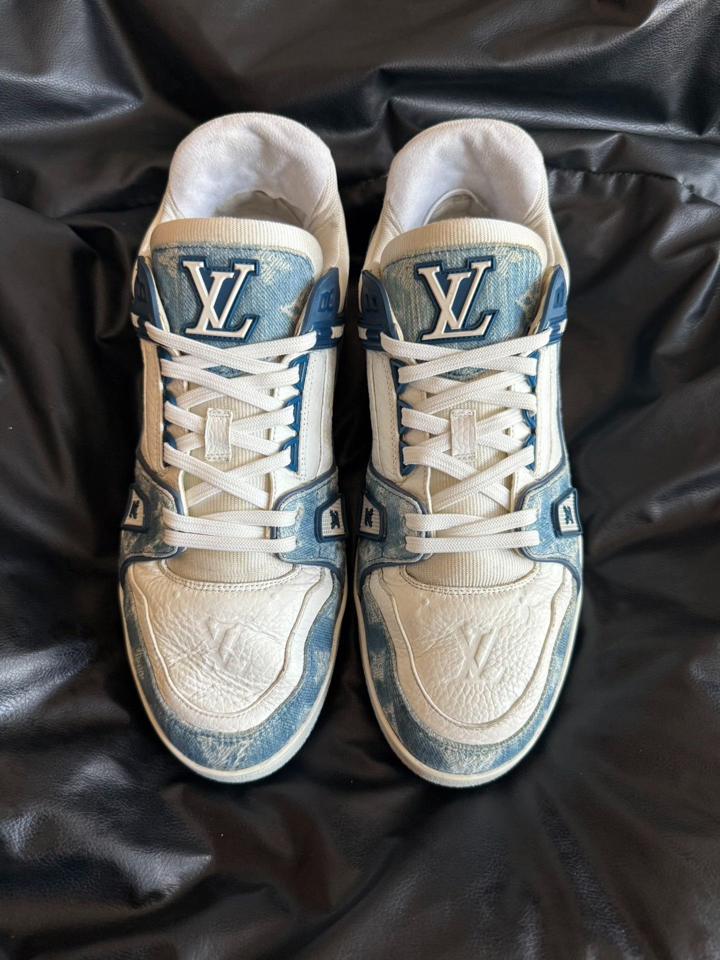 Louis Vuitton Louis Vuitton Training Denim Blue Lowtop Sneakers 8 Men Size US 8 / EU 41 - 2 Thumbnail