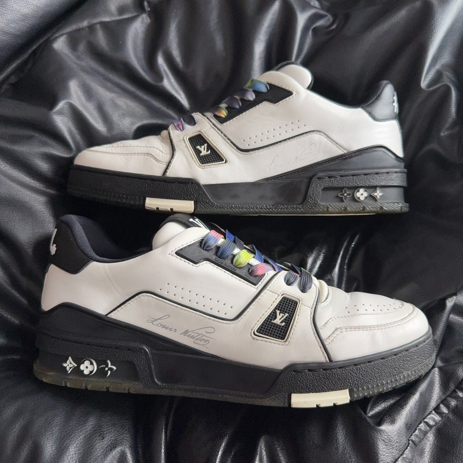 Louis Vuitton Louis Vuitton Training Black Lowtop Sneakers 41 Men Size US 8.5 / EU 41-42 - 3 Thumbnail