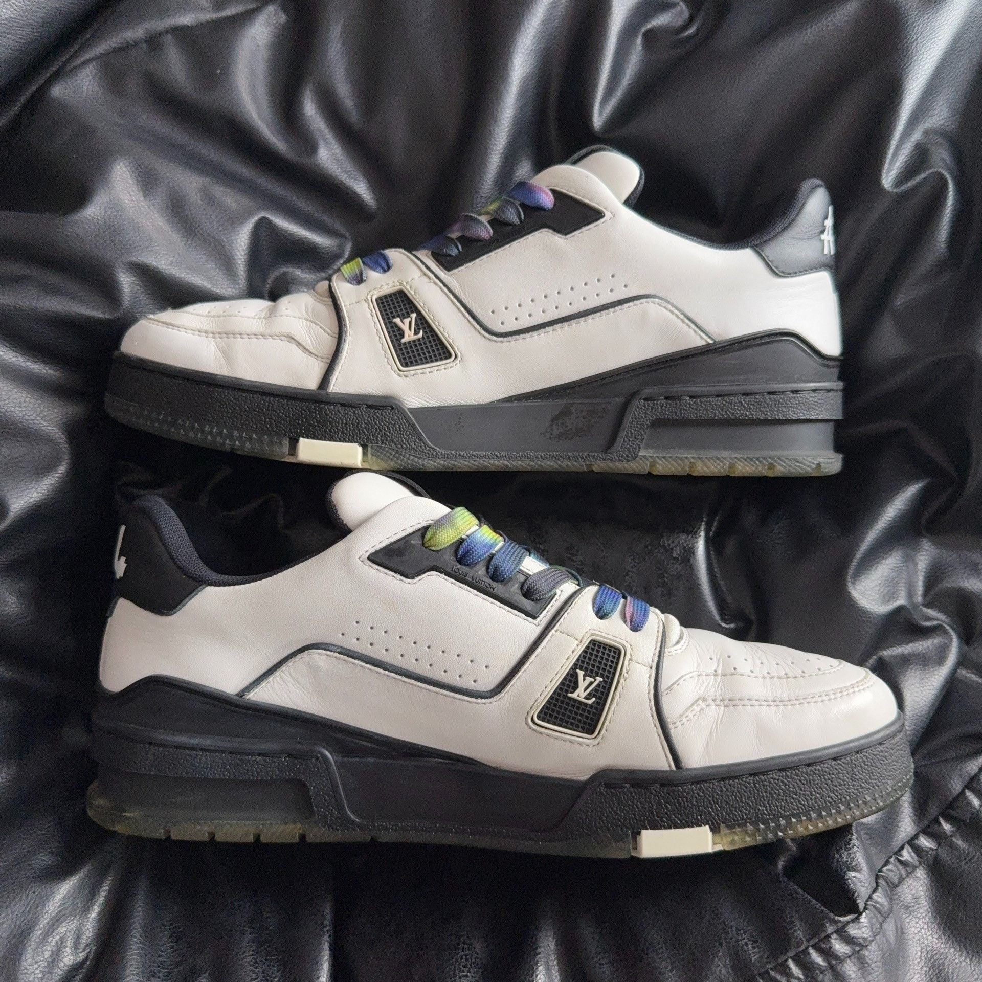 Louis Vuitton Louis Vuitton Training Black Lowtop Sneakers 41 Men Size US 8.5 / EU 41-42 - 4 Thumbnail