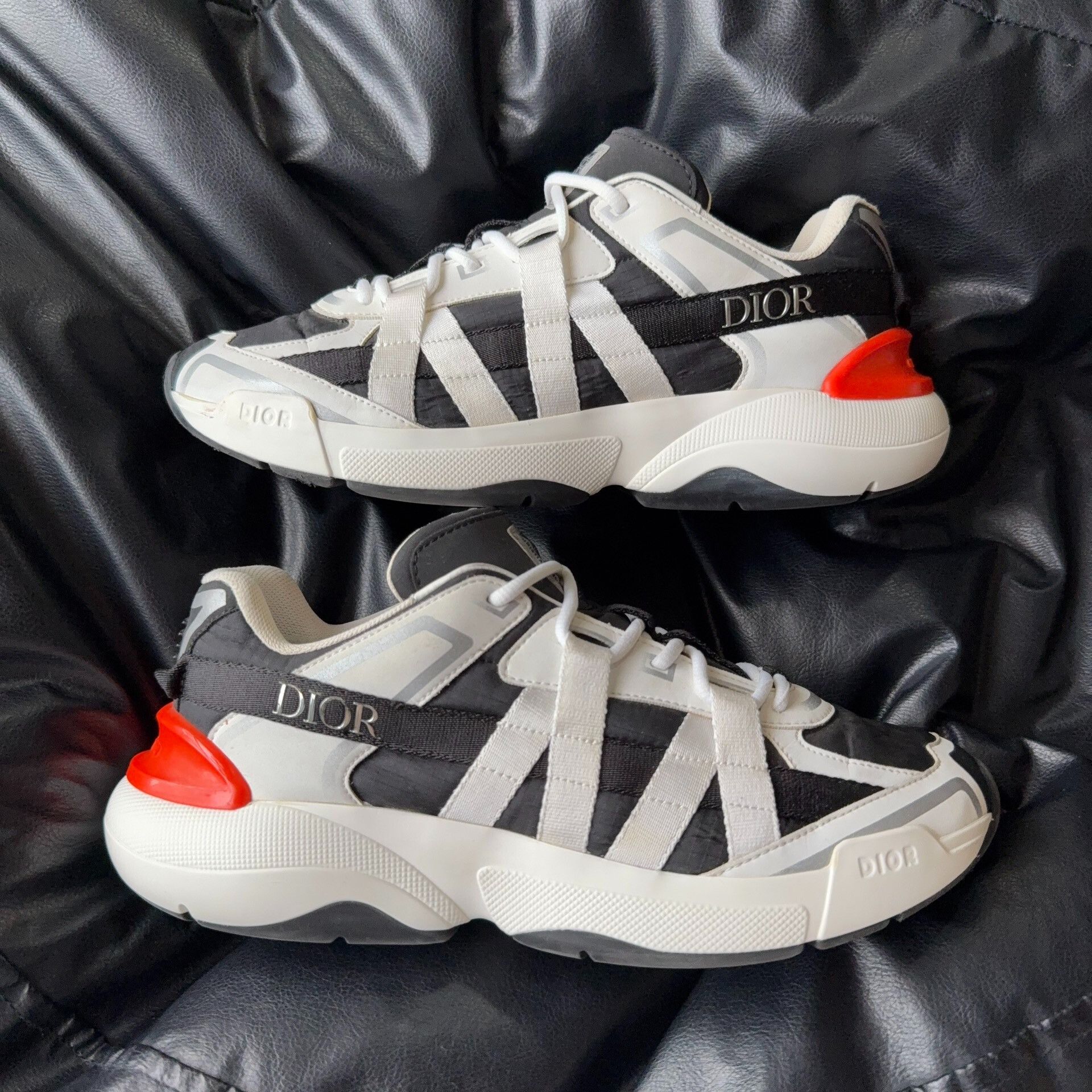 Dior Dior Black Lowtop Sneakers 39 Women Size US 8.5 / IT 38.5 - 3 Thumbnail