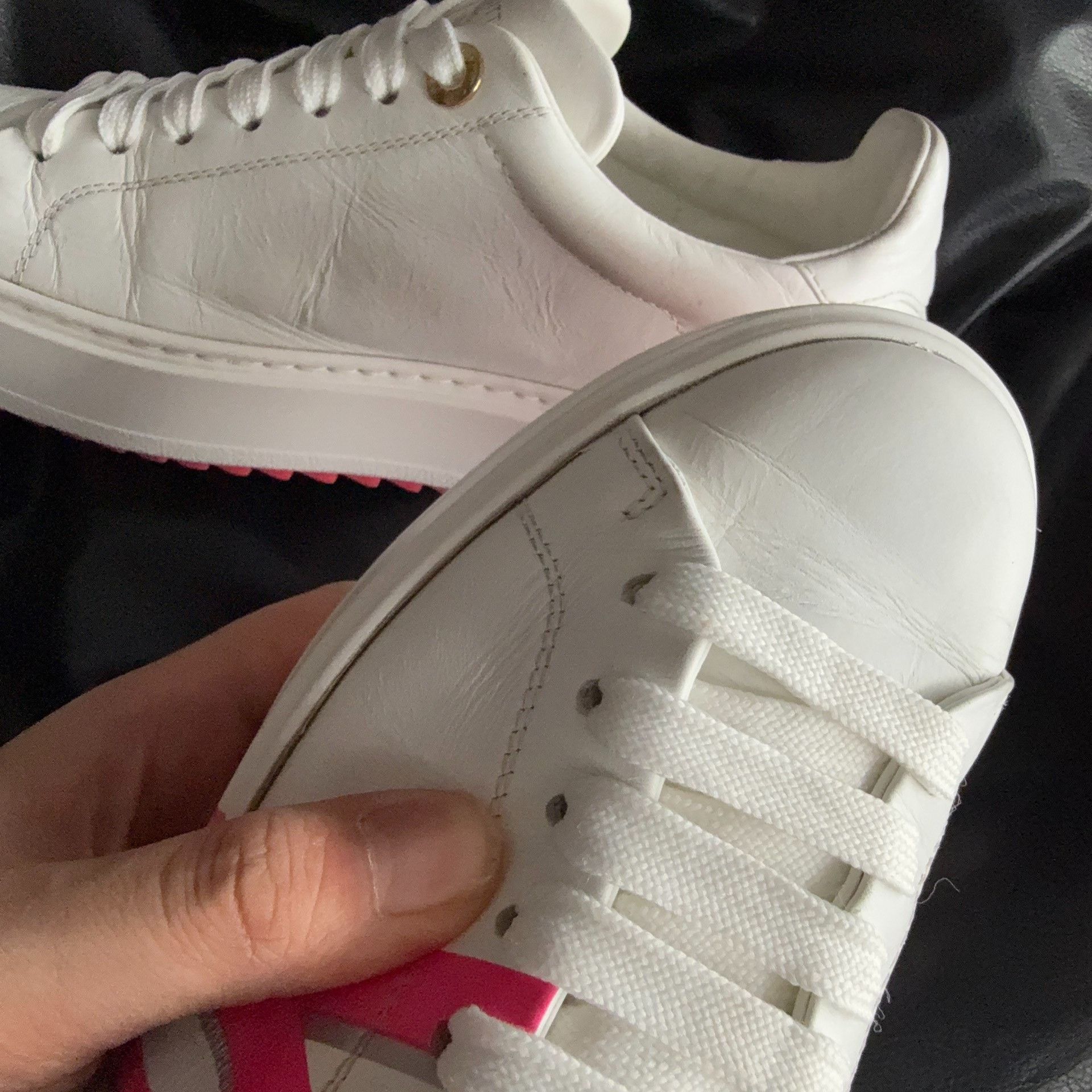 Louis Vuitton Louis Vuitton Retro Pink Lowtop Sneakers 36.5 Women Size US 6 / IT 36 - 7 Thumbnail