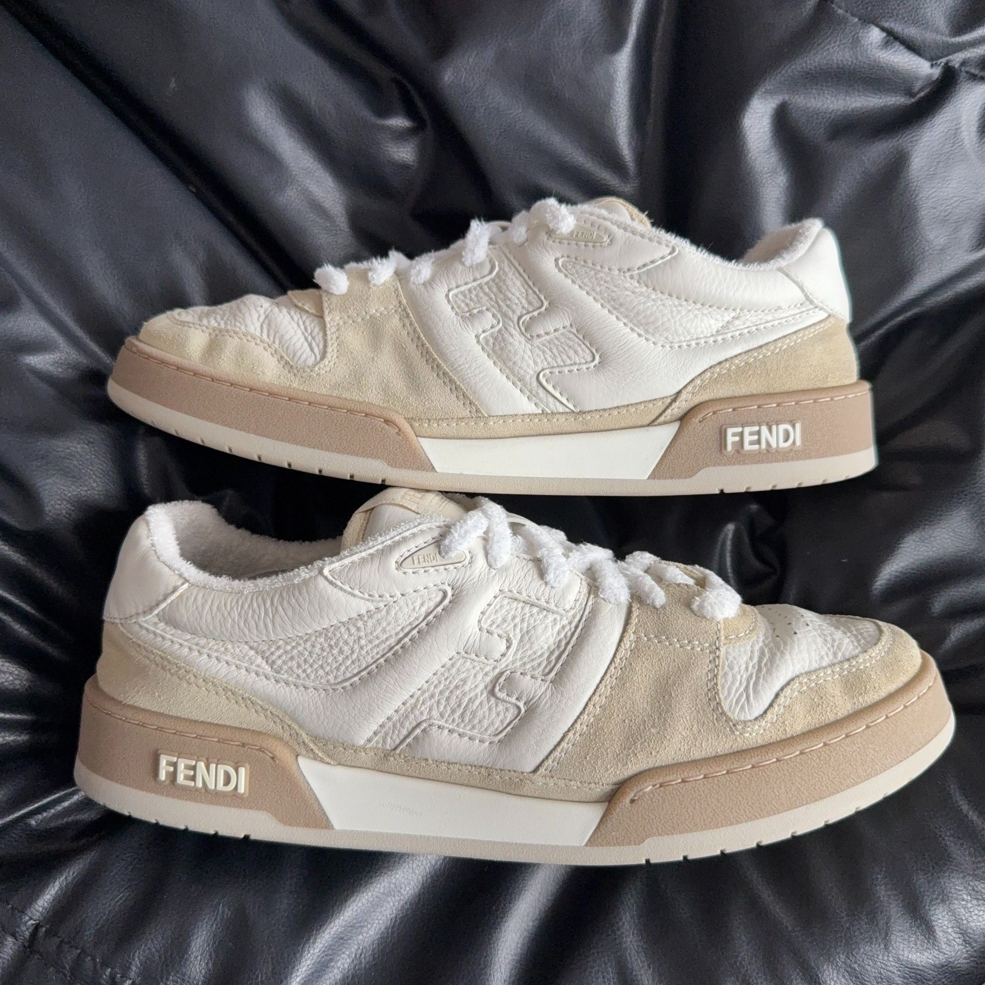 Fendi Fendi Leather White Lowtop Sneakers 43 Men Size US 10 / EU 43 - 3 Thumbnail