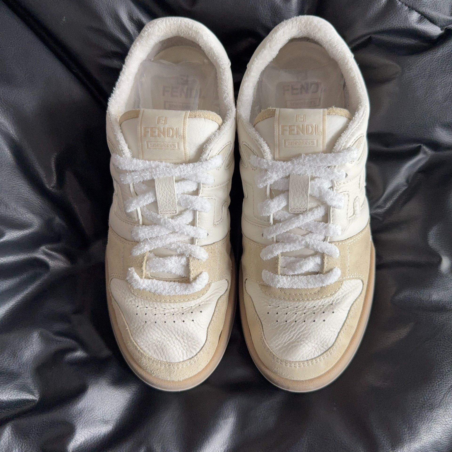 Fendi Fendi Leather White Lowtop Sneakers 43 Men Size US 10 / EU 43 - 2 Thumbnail