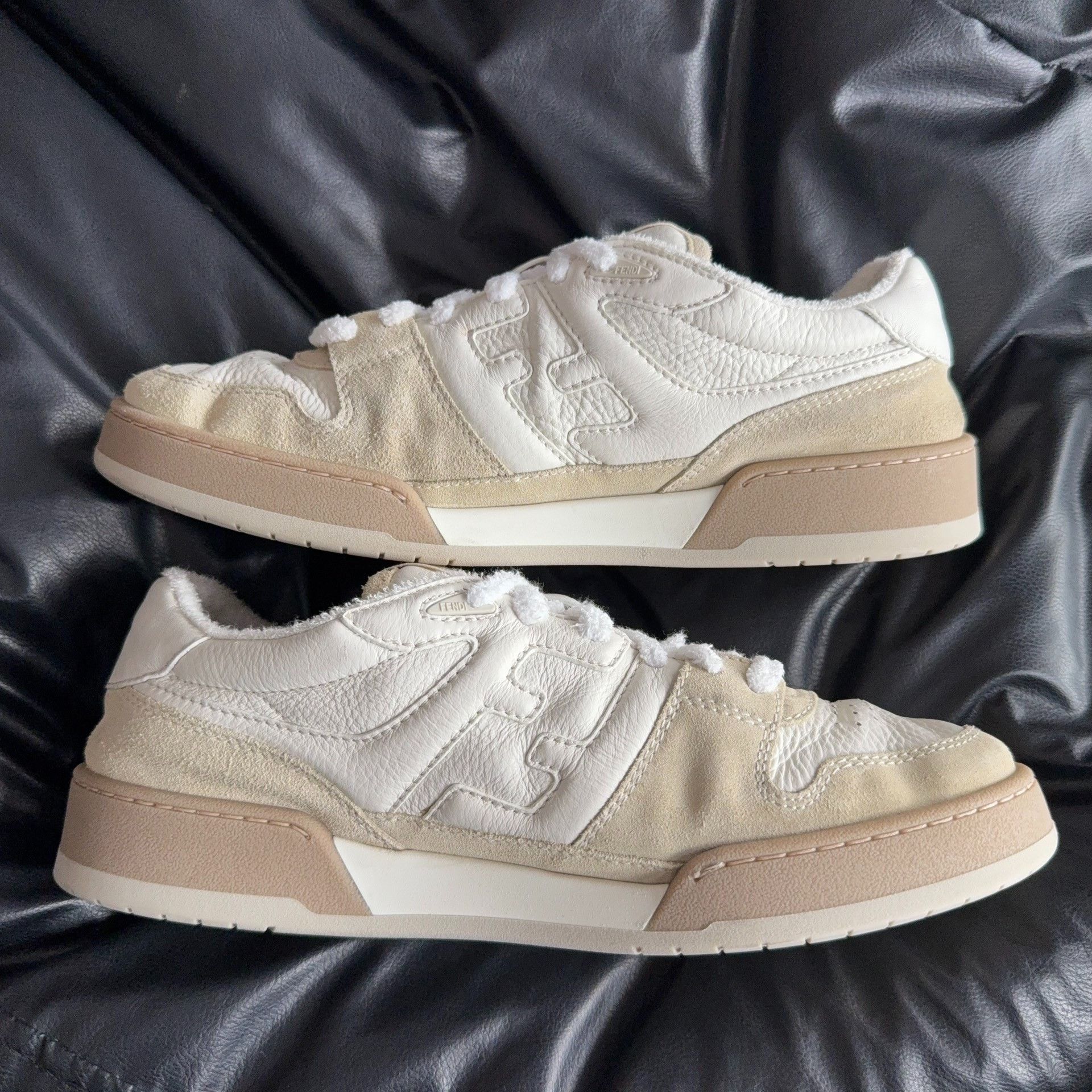 Fendi Fendi Leather White Lowtop Sneakers 43 Men Size US 10 / EU 43 - 4 Thumbnail