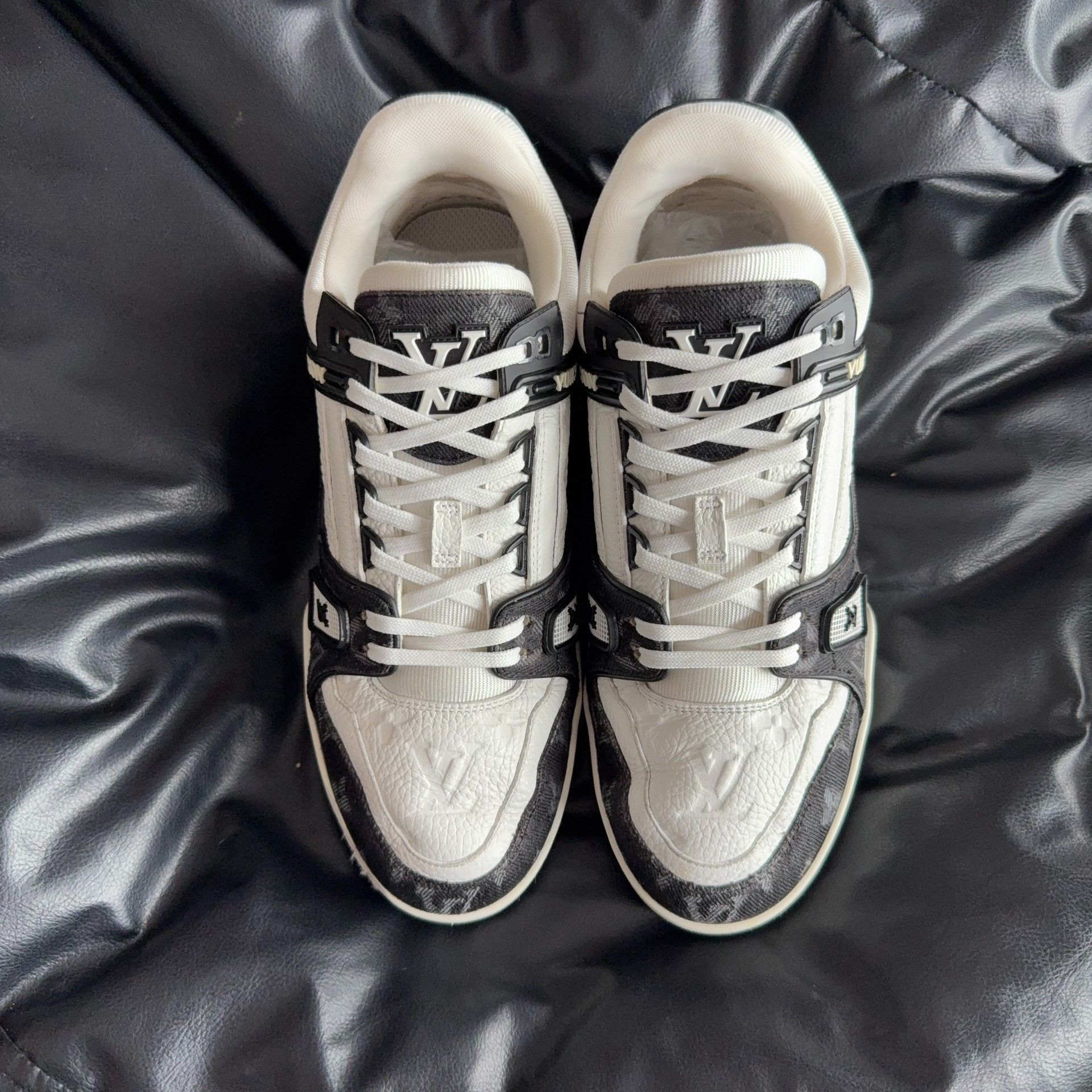 Louis Vuitton Louis Vuitton Training Denim Black Lowtop Sneakers 41.5 Men Size US 9 / EU 42 - 2 Thumbnail