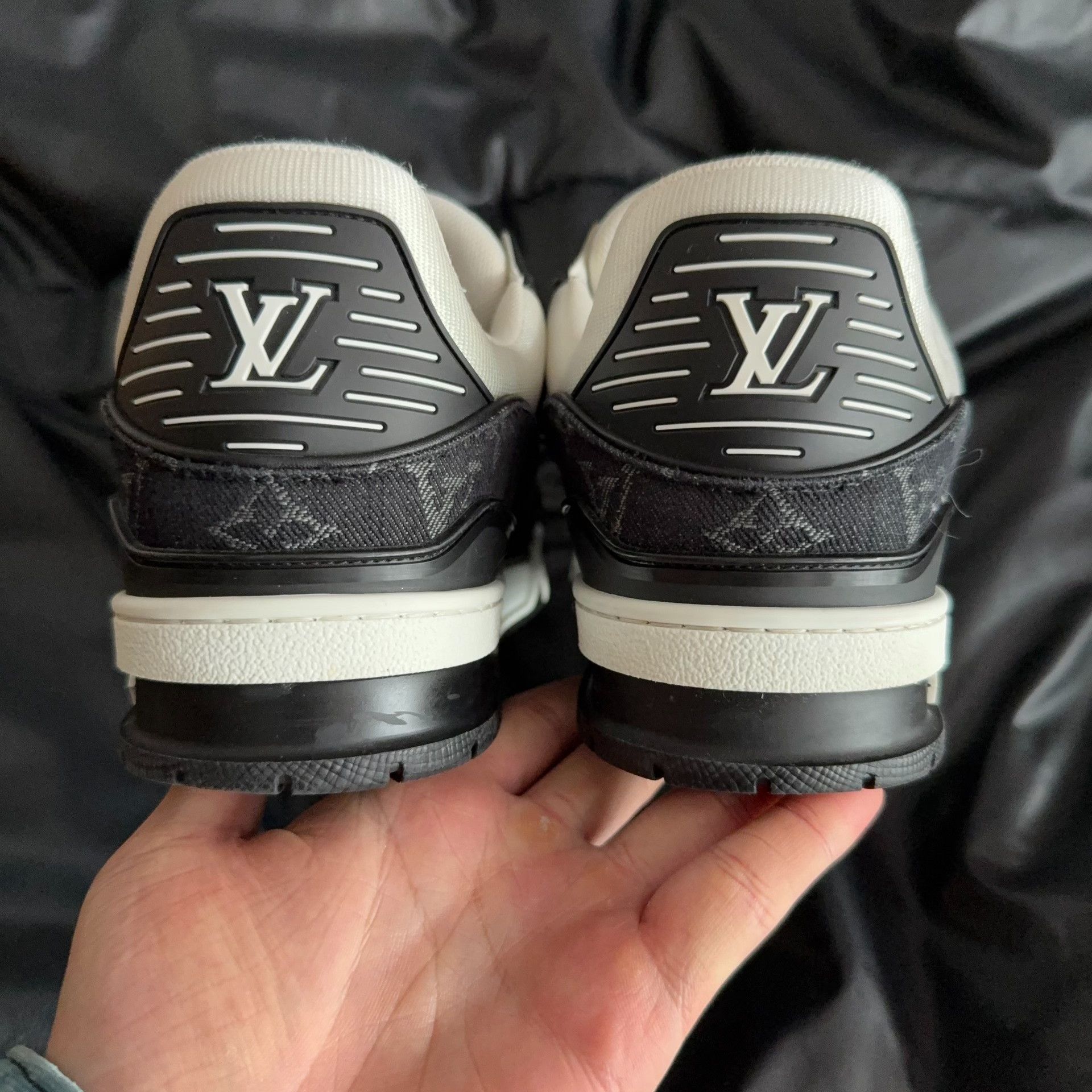 Louis Vuitton Louis Vuitton Training Denim Black Lowtop Sneakers 42 Men Size US 9 / EU 42 - 5 Thumbnail