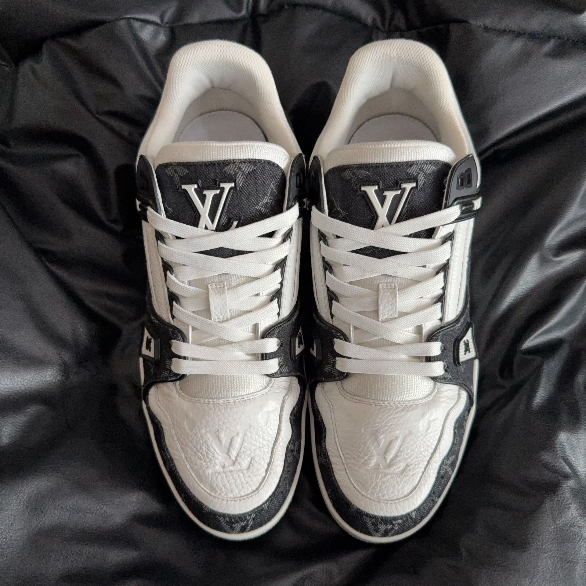 Louis Vuitton Louis Vuitton Training Denim Black Lowtop Sneakers 42 Men Size US 9 / EU 42 - 2 Thumbnail