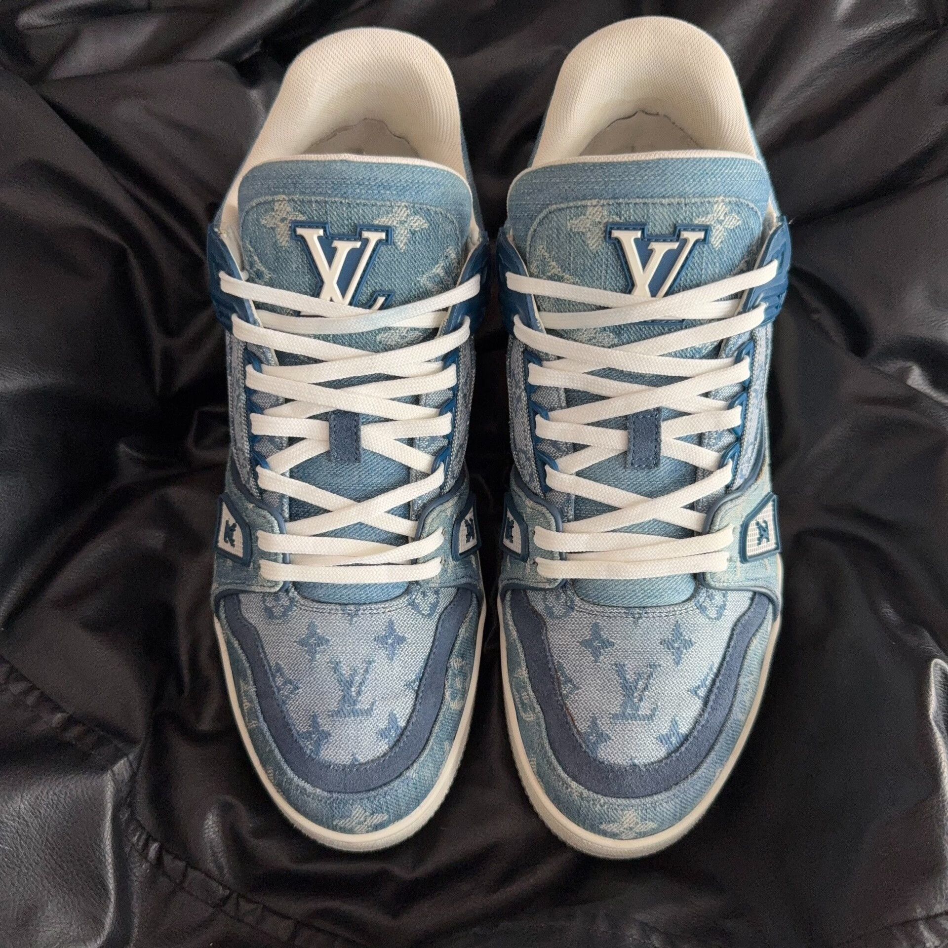 Louis Vuitton Louis Vuitton Training Denim Blue Lowtop Sneakers 42 Men Size US 9 / EU 42 - 2 Thumbnail