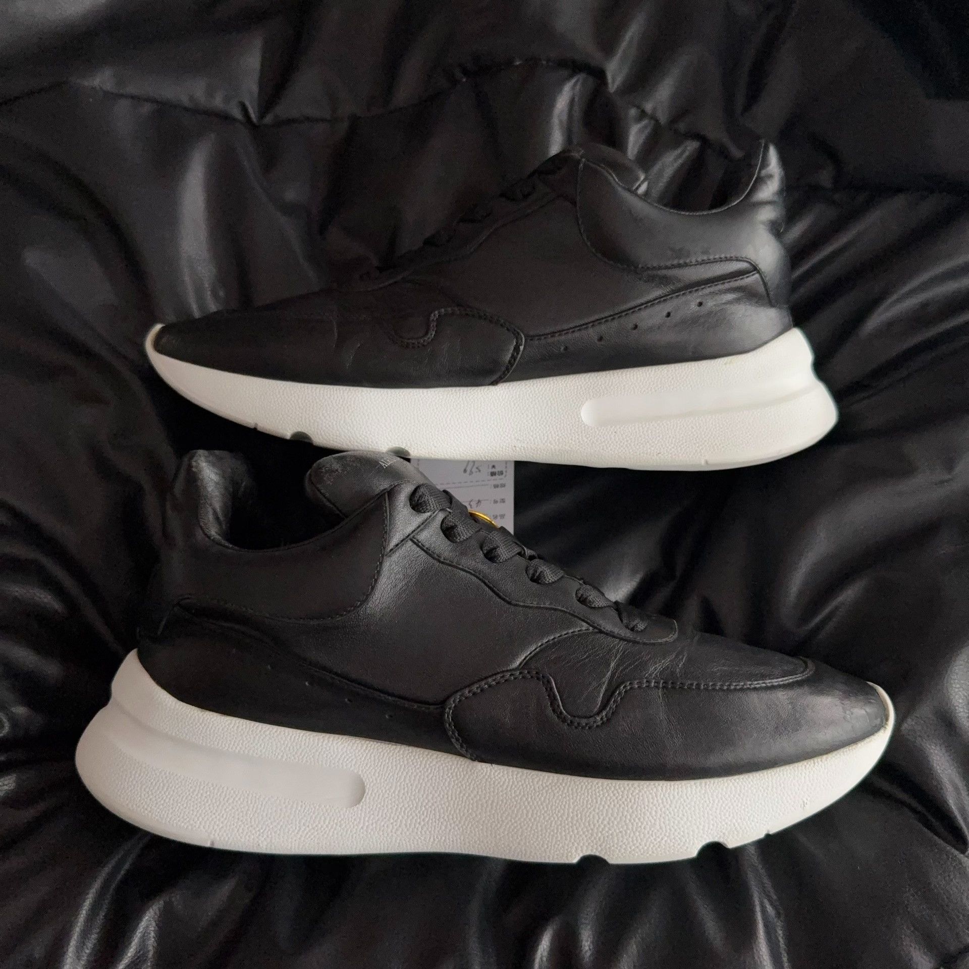 Alexander McQueen Alexander McQueen Black Lowtop Sneakers 43 Men Size US 10 / EU 43 - 5 Thumbnail