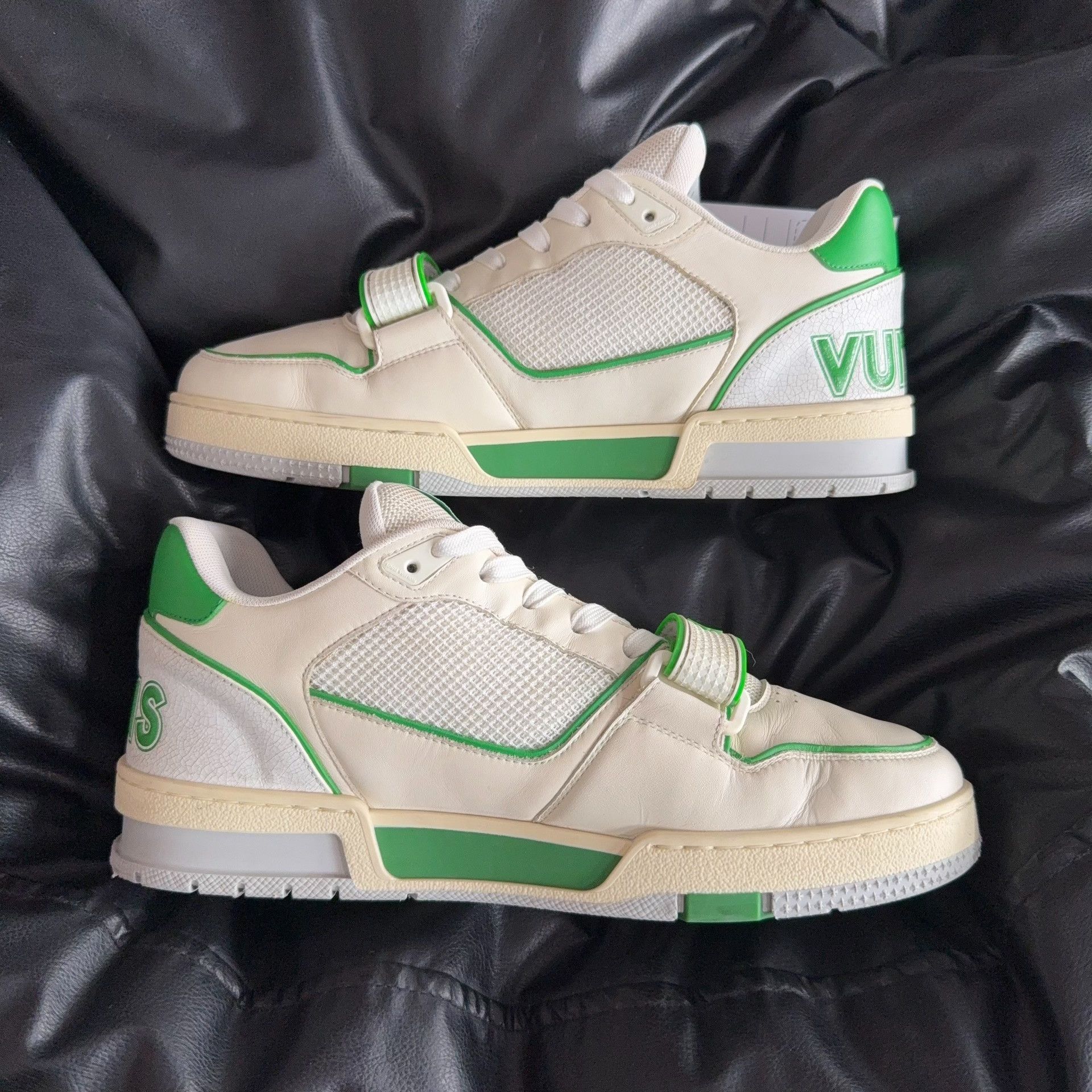 Louis Vuitton Louis Vuitton Training Green Lowtop Sneakers 41.5 Men Size US 9 / EU 42 - 6 Thumbnail