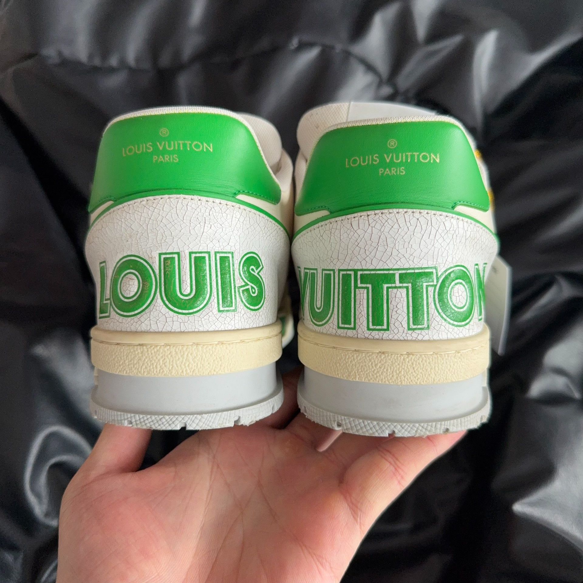 Louis Vuitton Louis Vuitton Training Green Lowtop Sneakers 41.5 Men Size US 9 / EU 42 - 3 Thumbnail