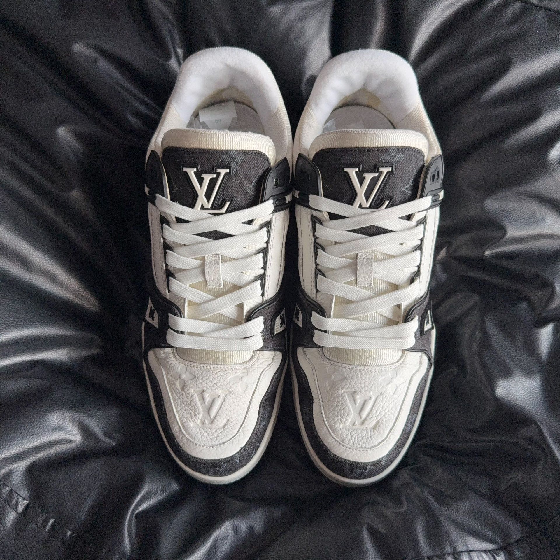 Louis Vuitton Louis Vuitton Training Denim Black Lowtop Sneakers 42 Men Size US 9 / EU 42 - 2 Thumbnail