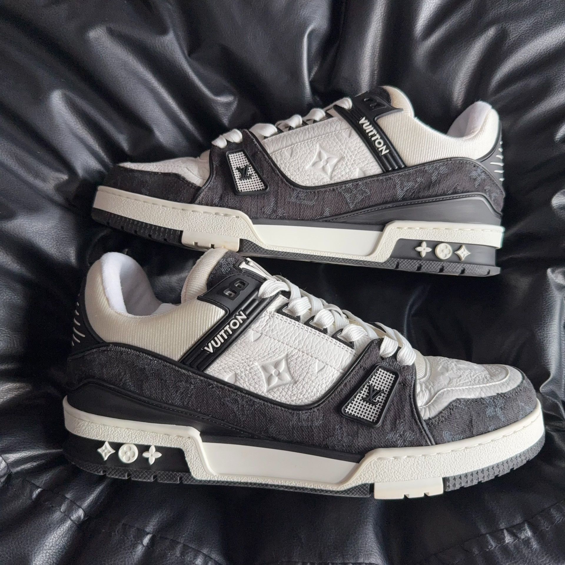Louis Vuitton Louis Vuitton Training Denim Black Lowtop Sneakers 42 Men Size US 9 / EU 42 - 5 Thumbnail