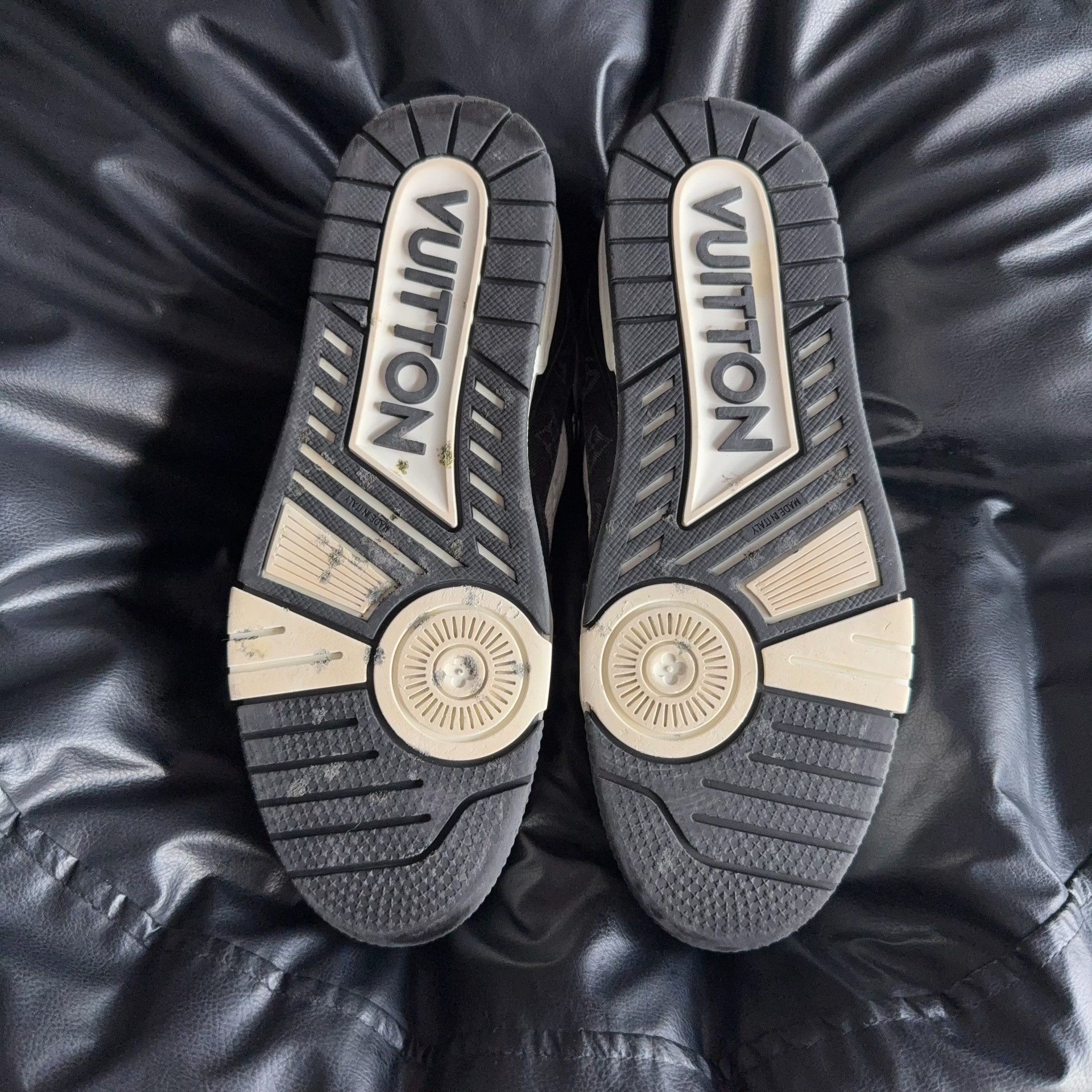 Louis Vuitton Louis Vuitton Training Denim Black Lowtop Sneakers 42 Men Size US 9 / EU 42 - 4 Thumbnail