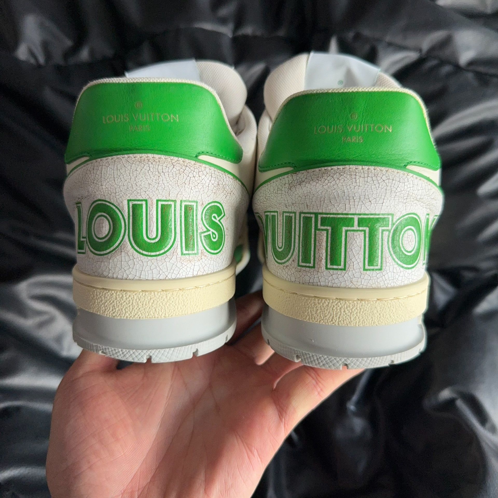 Louis Vuitton Louis Vuitton Training Green Lowtop Sneakers 42 Men Size US 9 / EU 42 - 3 Thumbnail