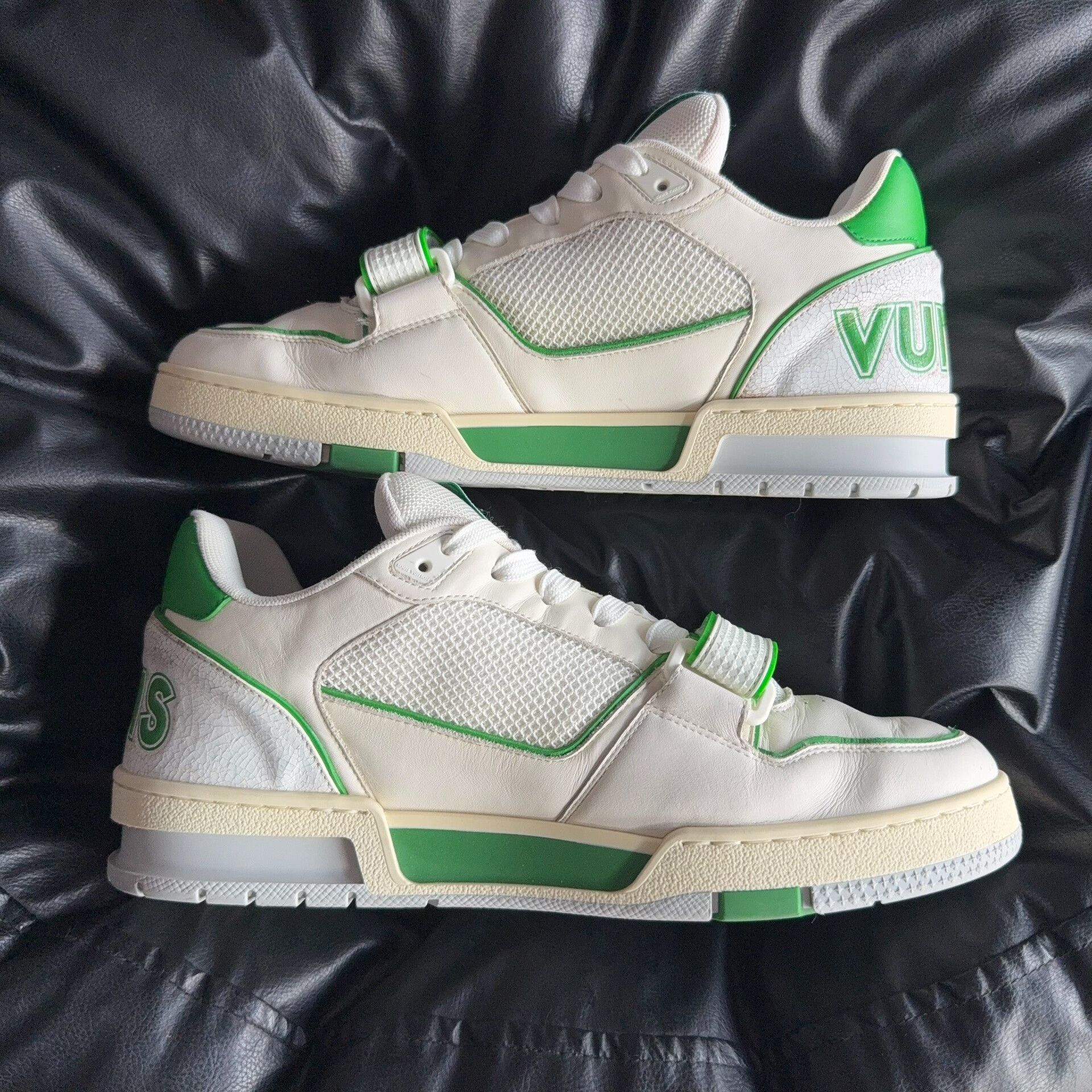 Louis Vuitton Louis Vuitton Training Green Lowtop Sneakers 42 Men Size US 9 / EU 42 - 6 Thumbnail
