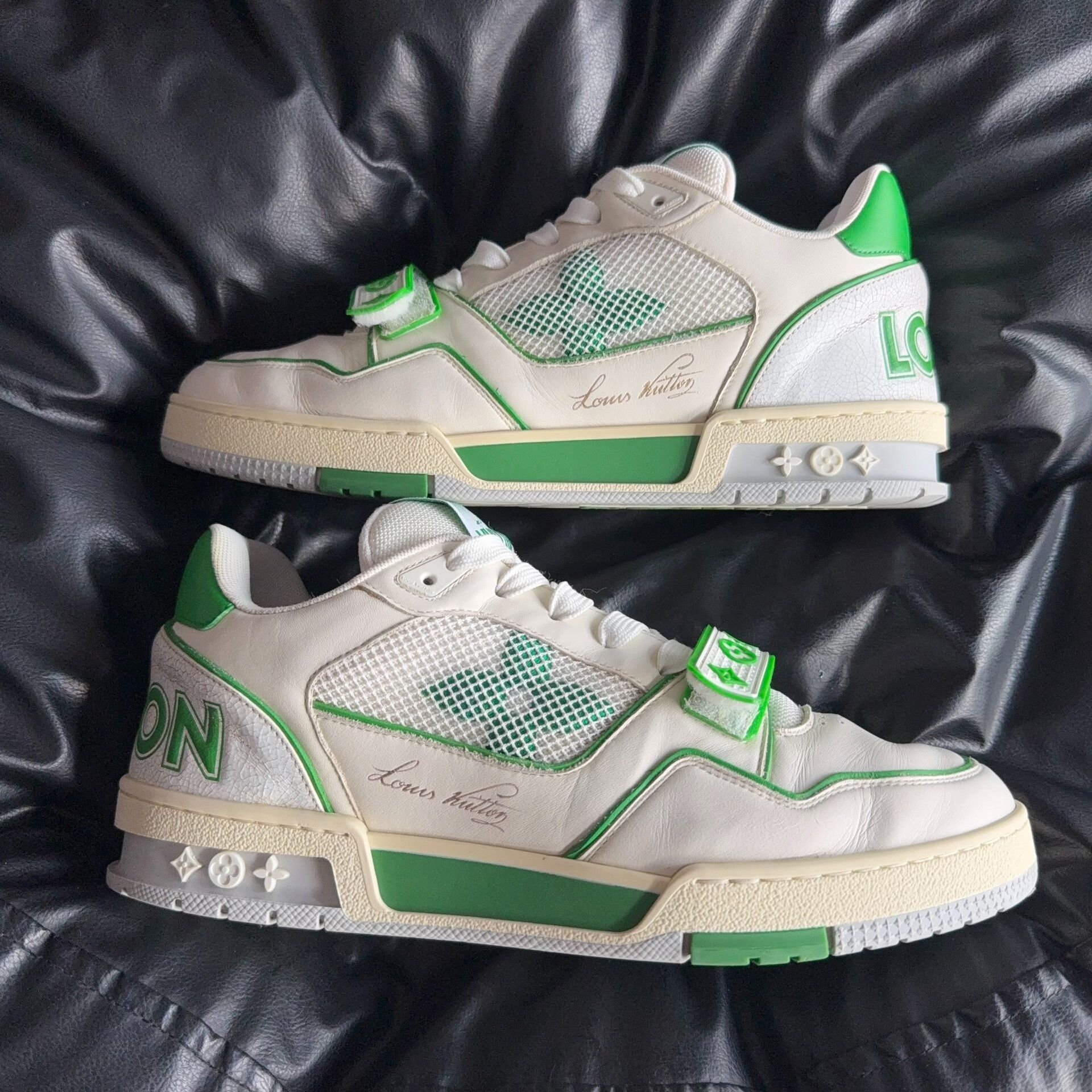 Louis Vuitton Louis Vuitton Training Green Lowtop Sneakers 42 Men Size US 9 / EU 42 - 5 Thumbnail