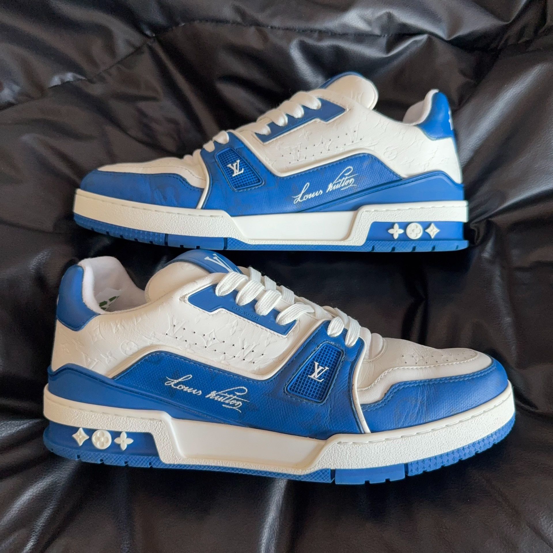 Louis Vuitton Louis Vuitton Training Blue Lowtop Sneakers 41 Men Size US 8.5 / EU 41-42 - 5 Thumbnail