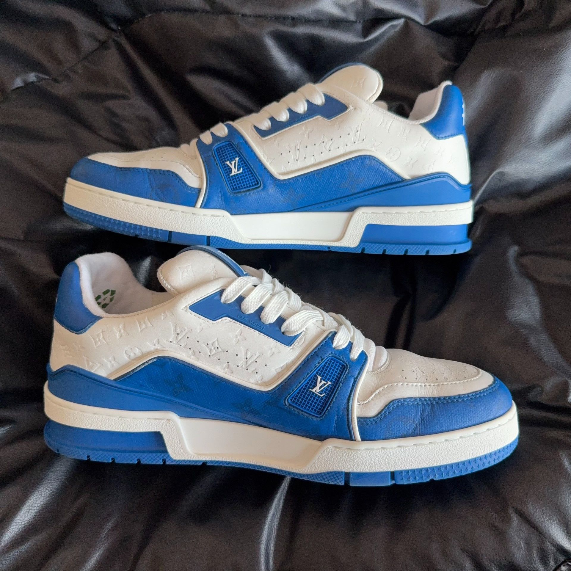 Louis Vuitton Louis Vuitton Training Blue Lowtop Sneakers 41 Men Size US 8.5 / EU 41-42 - 6 Thumbnail