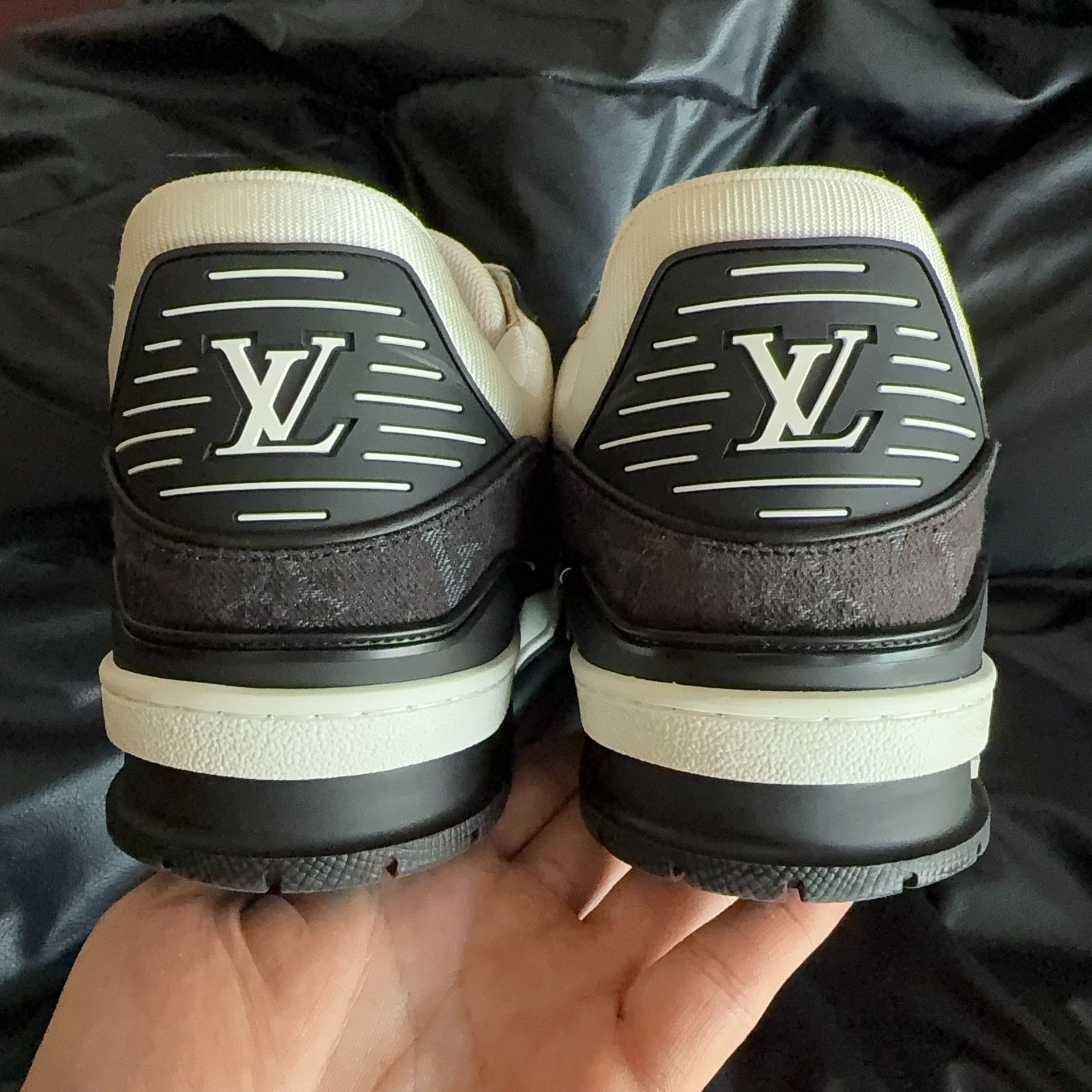 Louis Vuitton Louis Vuitton Training Denim Black Lowtop Sneakers 43 Men Size US 10 / EU 43 - 3 Thumbnail