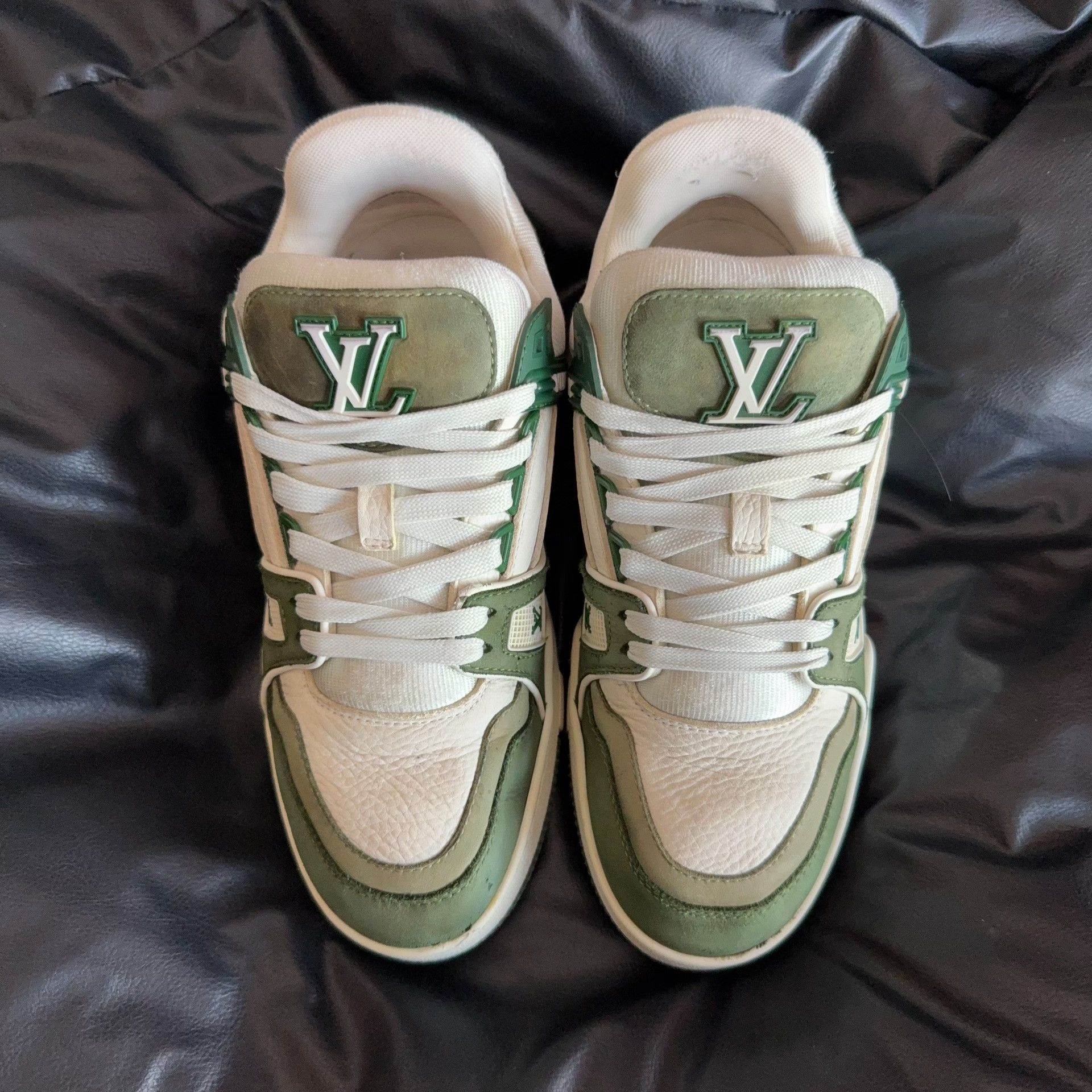 Louis Vuitton Louis Vuitton Training Green Lowtop Sneakers 38 Women Size US 7.5 / IT 37.5 - 2 Thumbnail