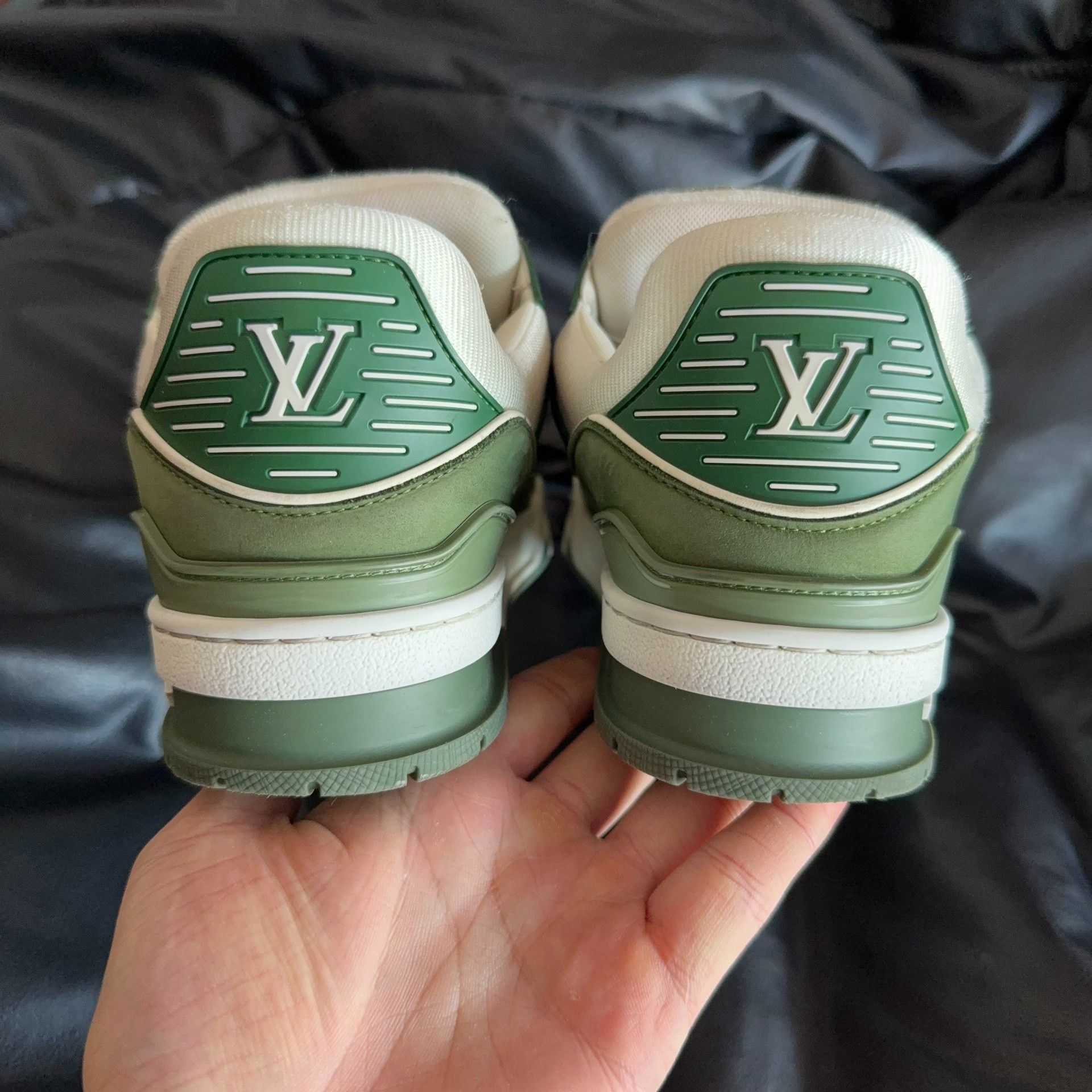 Louis Vuitton Louis Vuitton Training Green Lowtop Sneakers 38 Women Size US 7.5 / IT 37.5 - 3 Thumbnail