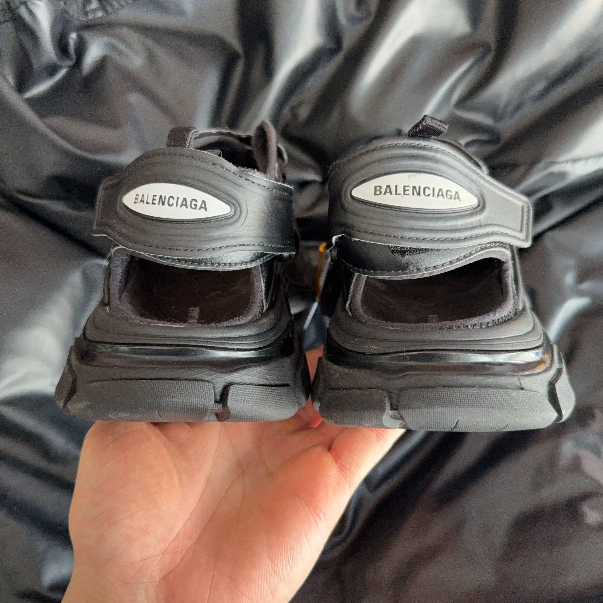 Balenciaga Balenciaga Black Sandals 41 Men Size US 8.5 / EU 41-42 - 3 Thumbnail