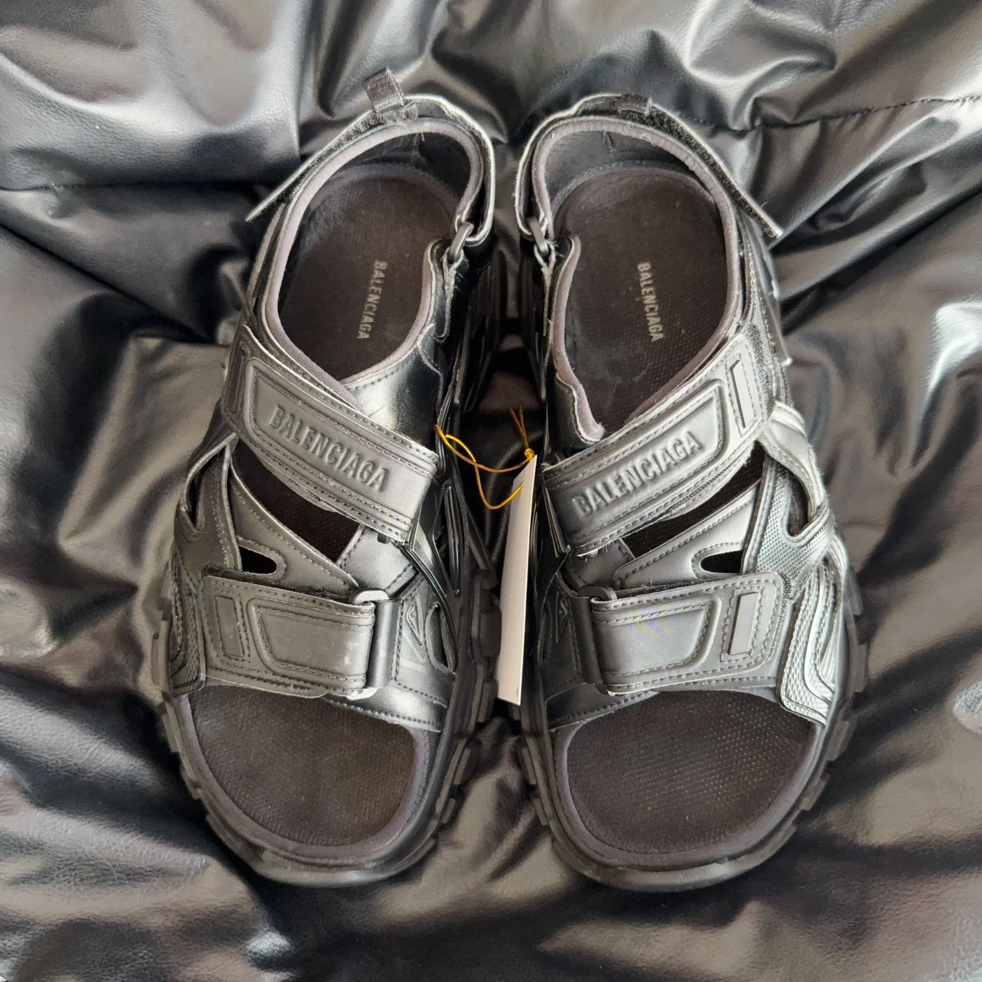 Balenciaga Balenciaga Black Sandals 41 Men Size US 8.5 / EU 41-42 - 2 Thumbnail