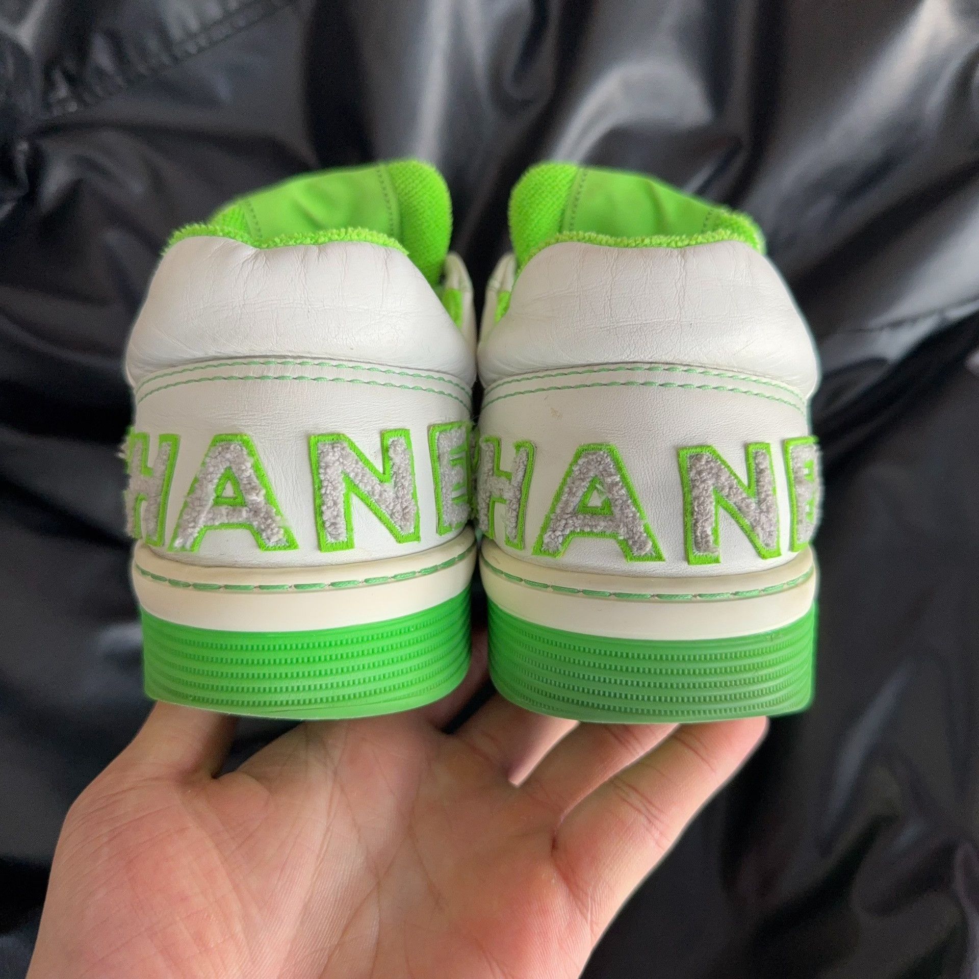 Chanel Chanel Green Lowtop Sneakers 41 Men Size US 8.5 / EU 41-42 - 3 Thumbnail