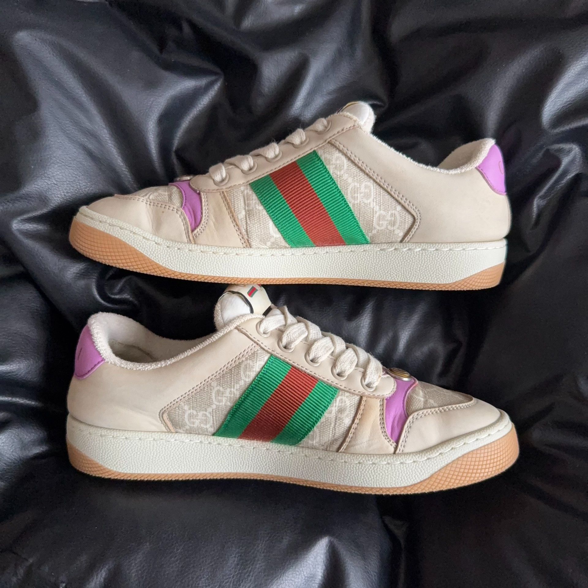 Gucci Gucci Green Lowtop Sneakers 36 Women Size US 6 / IT 36 - 6 Thumbnail