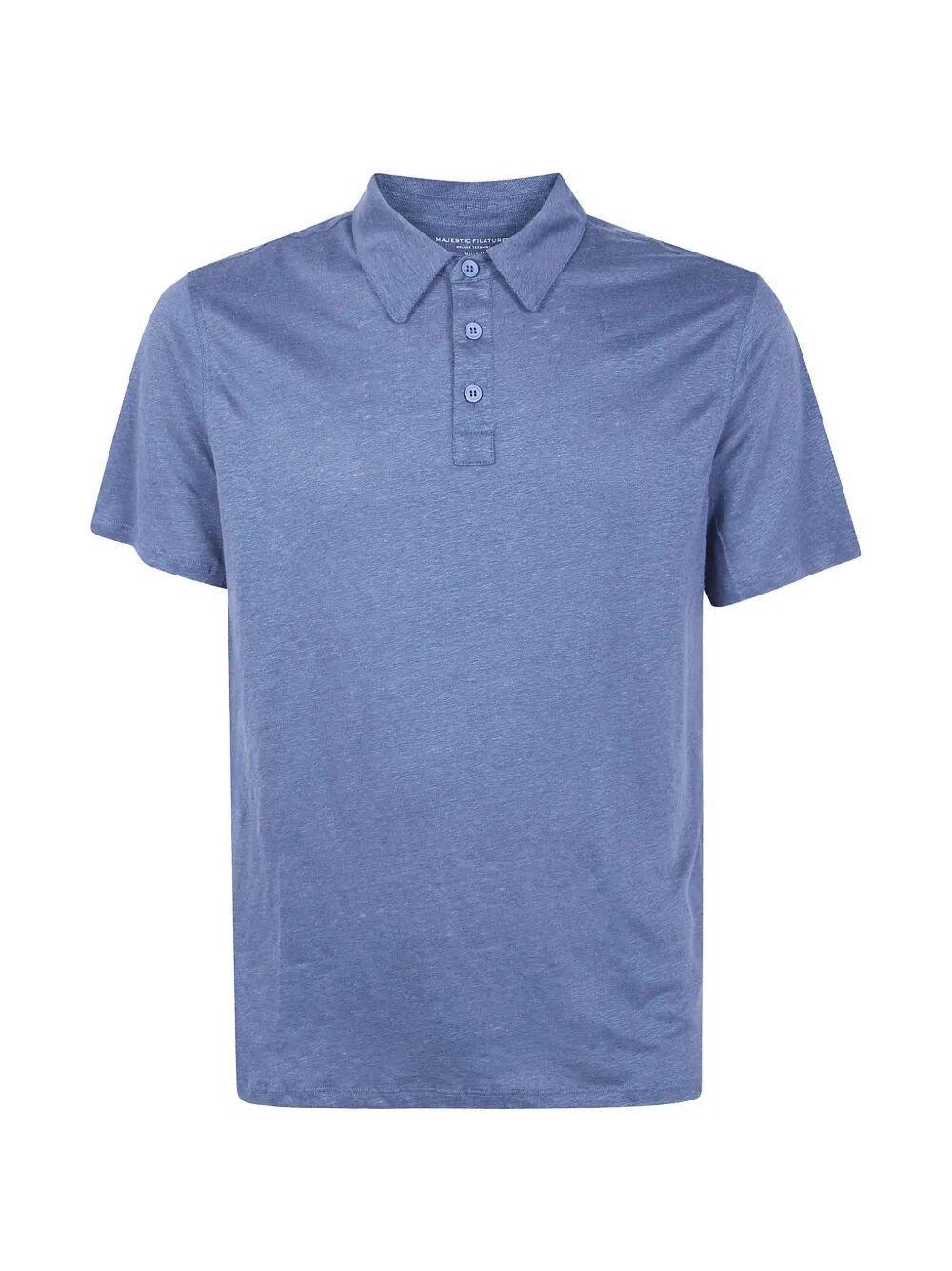 Majestic LINEN SHORT SLEEVES POLO SHIRT Size US M / EU 48-50 / 2 - 4 Thumbnail