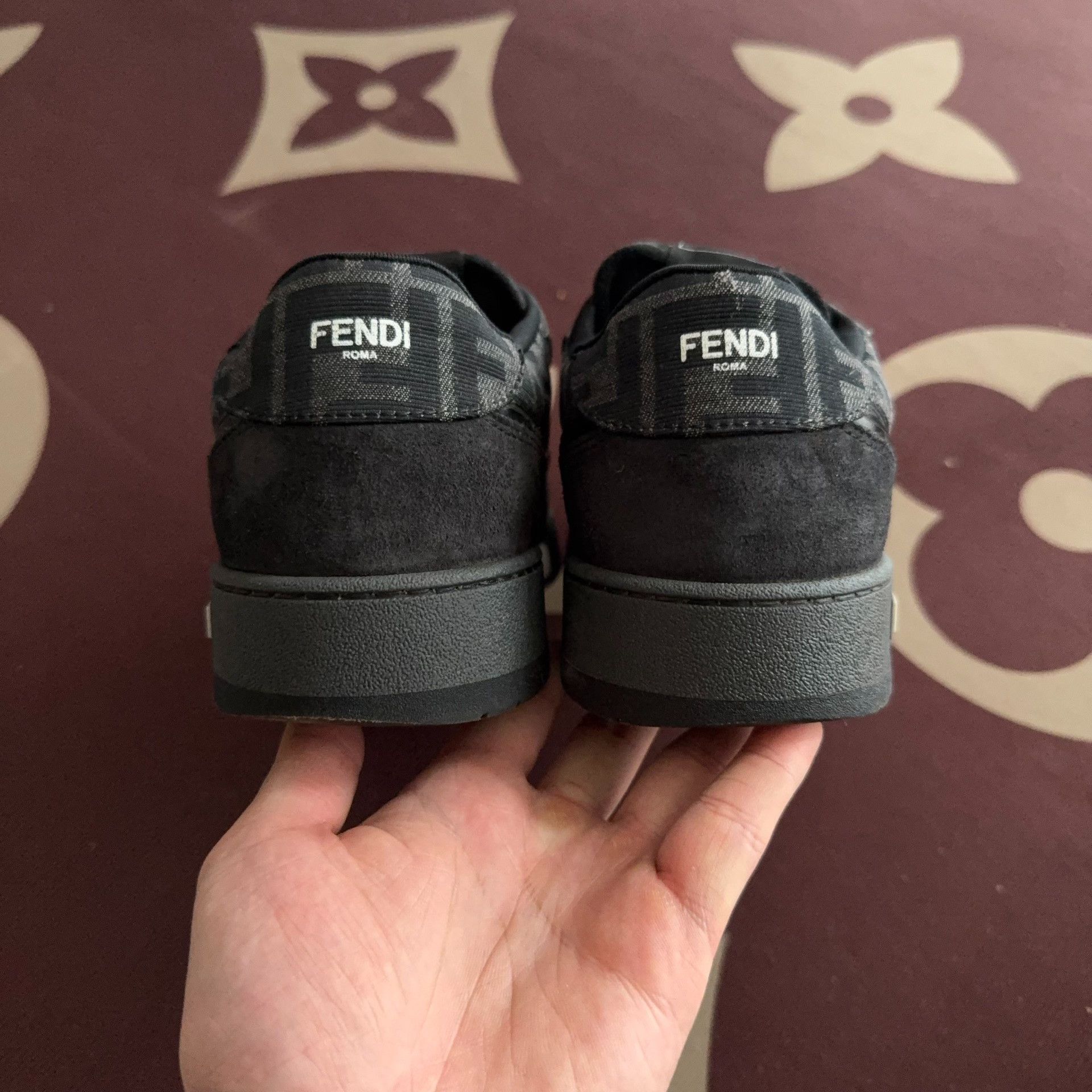 Fendi Fendi Black Lowtop Sneakers 44 Men Size US 10.5 / EU 43-44 - 3 Thumbnail