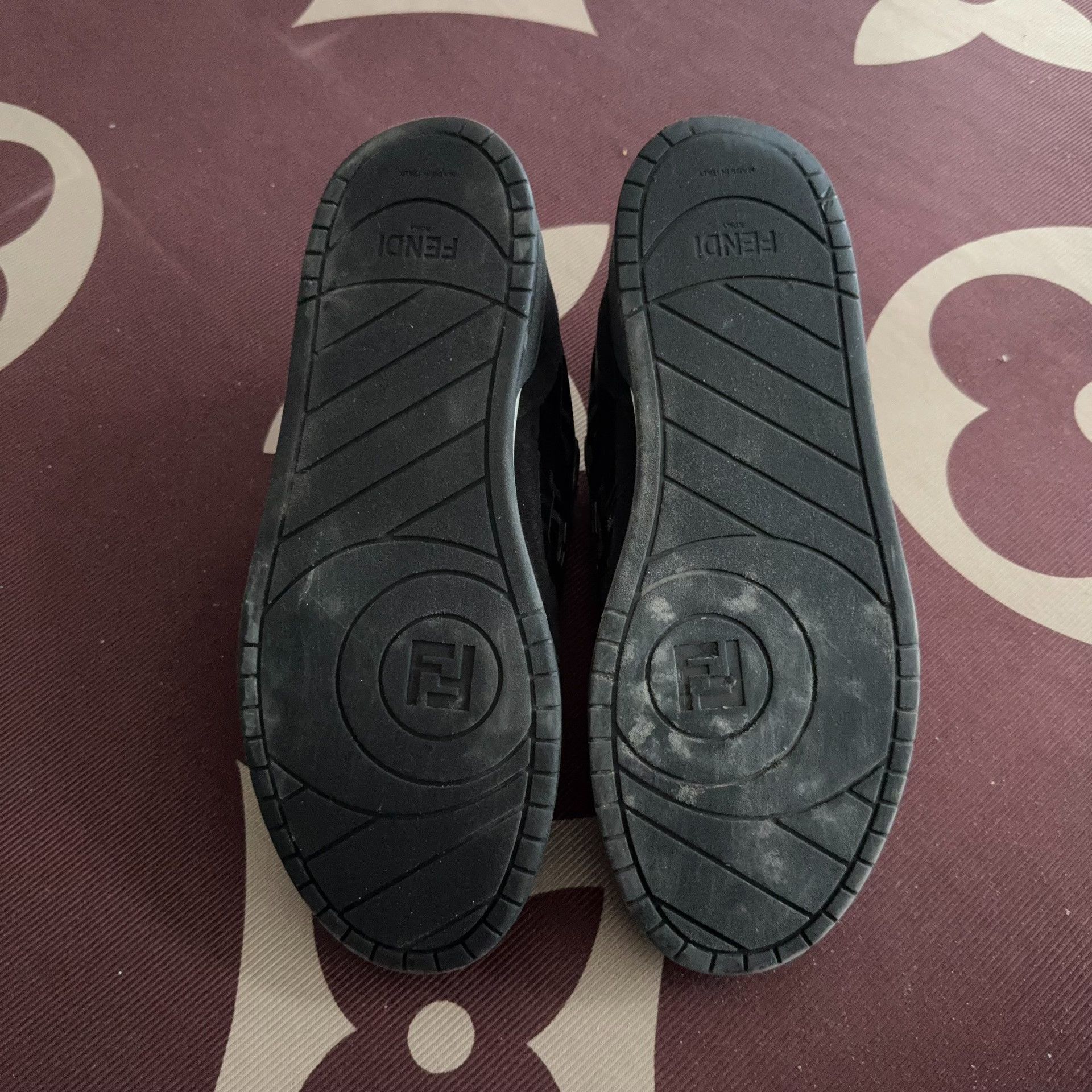 Fendi Fendi Black Lowtop Sneakers 44 Men Size US 10.5 / EU 43-44 - 4 Thumbnail