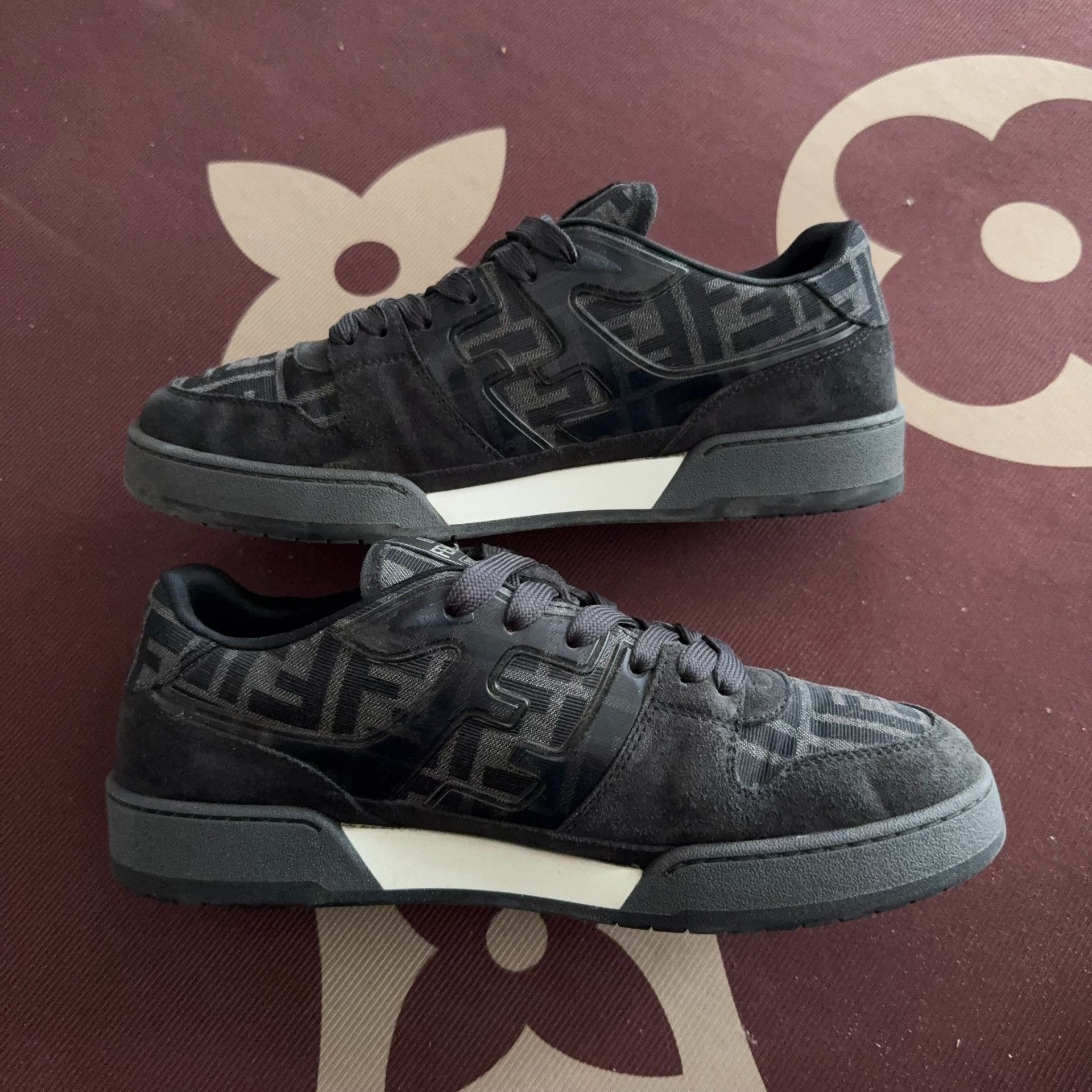 Fendi Fendi Black Lowtop Sneakers 44 Men Size US 10.5 / EU 43-44 - 6 Thumbnail