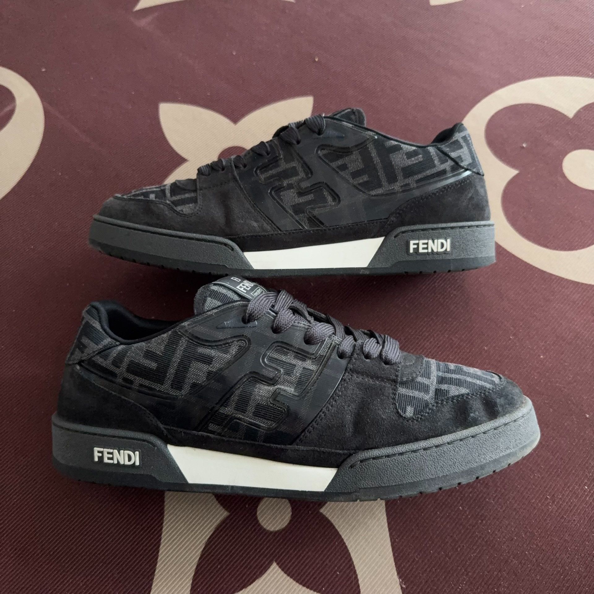 Fendi Fendi Black Lowtop Sneakers 44 Men Size US 10.5 / EU 43-44 - 5 Thumbnail