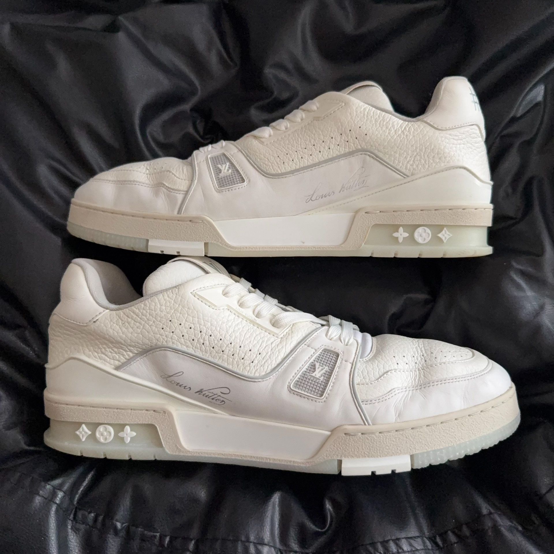 Louis Vuitton Louis Vuitton Training White Lowtop Sneakers 44 Men Size US 10.5 / EU 43-44 - 5 Thumbnail
