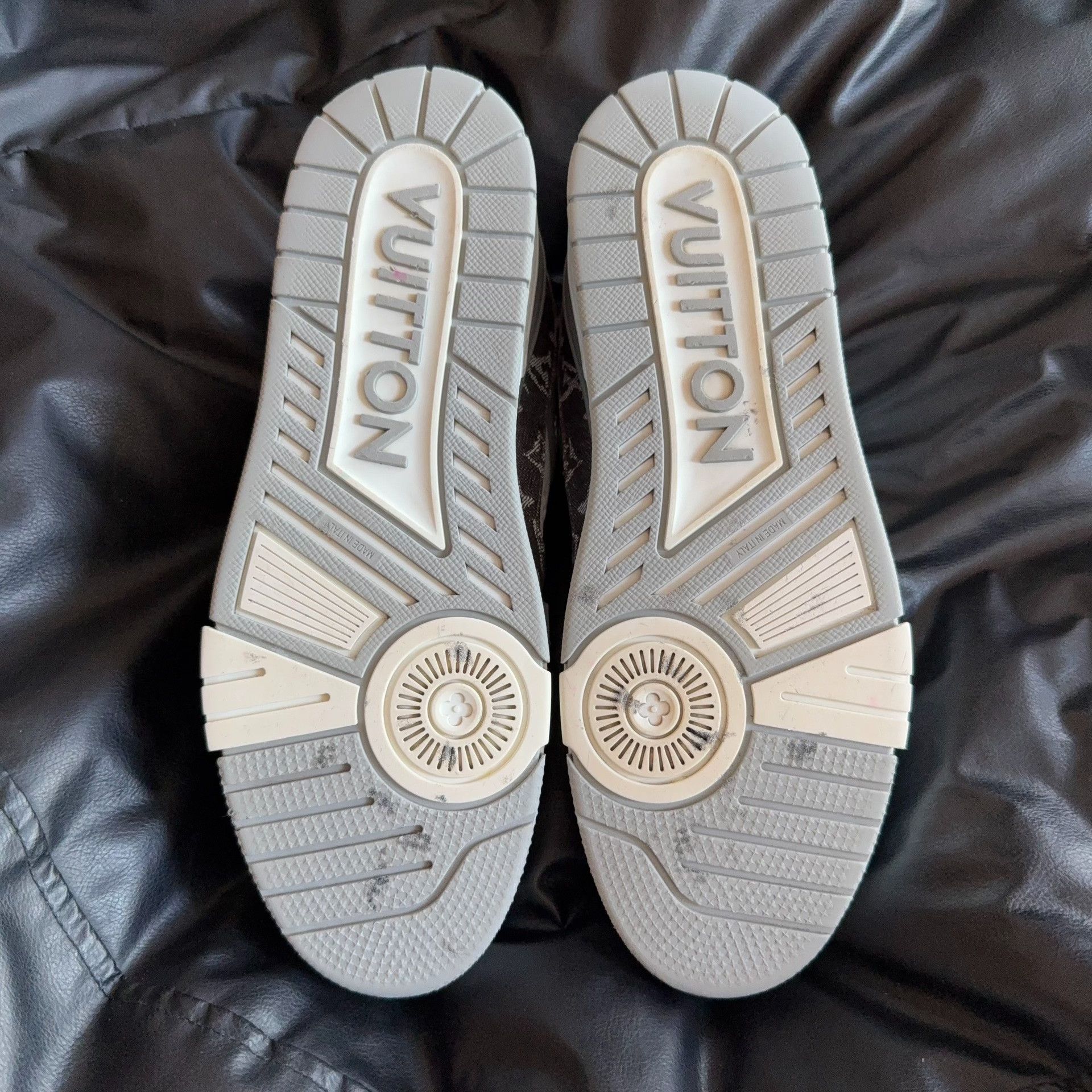 Louis Vuitton Louis Vuitton Training Denim White Lowtop Sneakers 44.5 Men Size US 11 / EU 44 - 4 Thumbnail