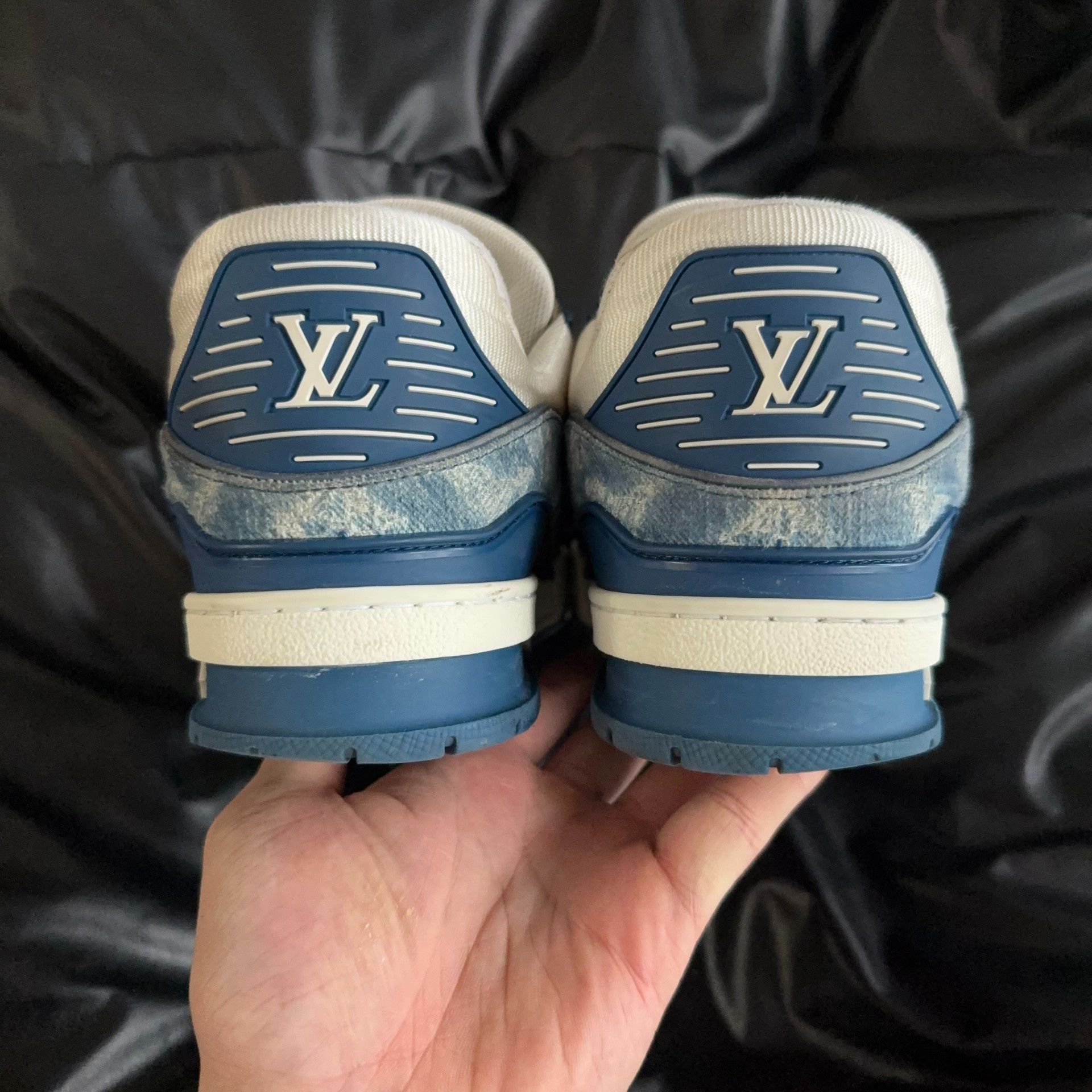 Louis Vuitton Louis Vuitton Training Denim Blue Lowtop Sneakers 42 Men Size US 9 / EU 42 - 3 Thumbnail