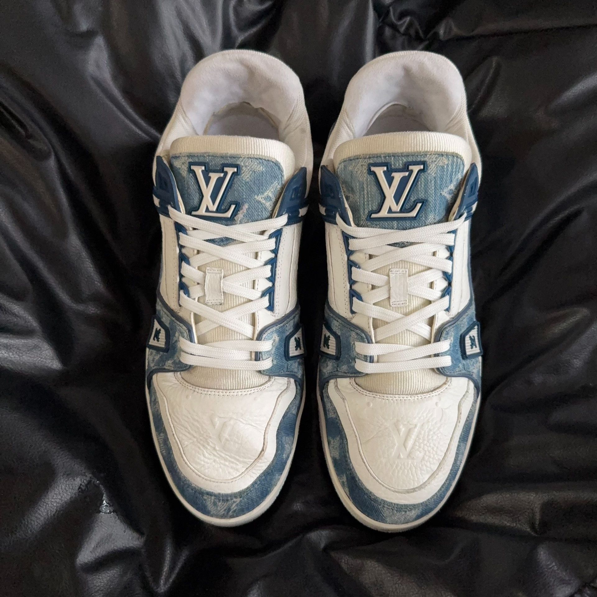 Louis Vuitton Louis Vuitton Training Denim Blue Lowtop Sneakers 42 Men Size US 9 / EU 42 - 2 Thumbnail