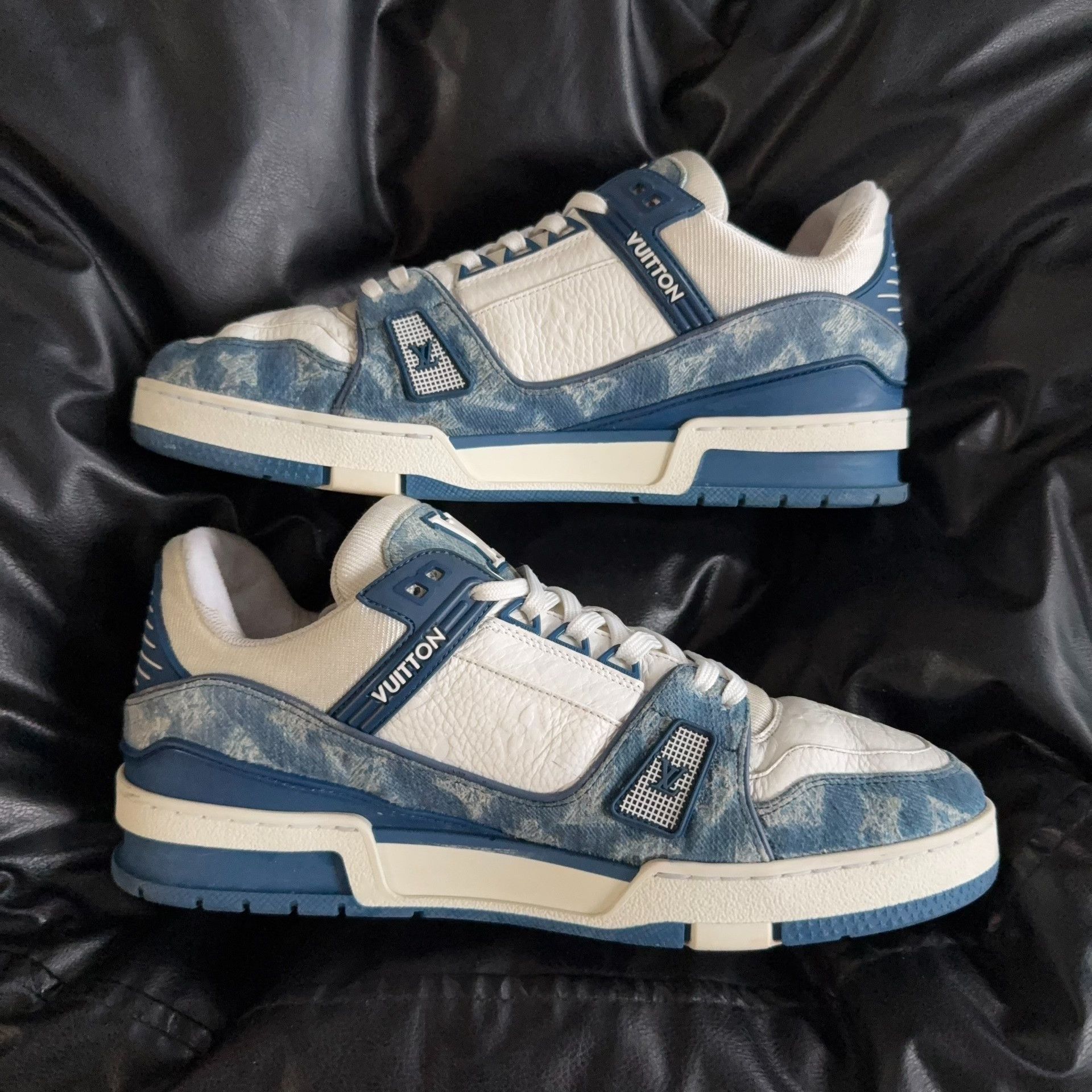 Louis Vuitton Louis Vuitton Training Denim Blue Lowtop Sneakers 42 Men Size US 9 / EU 42 - 6 Thumbnail