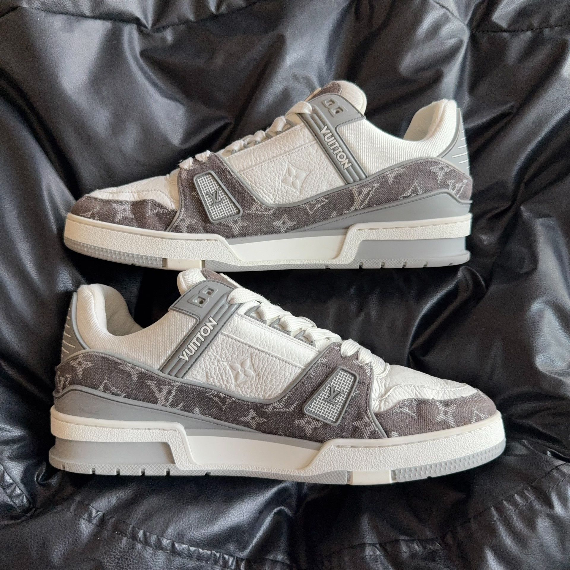 Louis Vuitton Louis Vuitton Training Denim White Lowtop Sneakers 9 Men Size US 9 / EU 42 - 6 Thumbnail