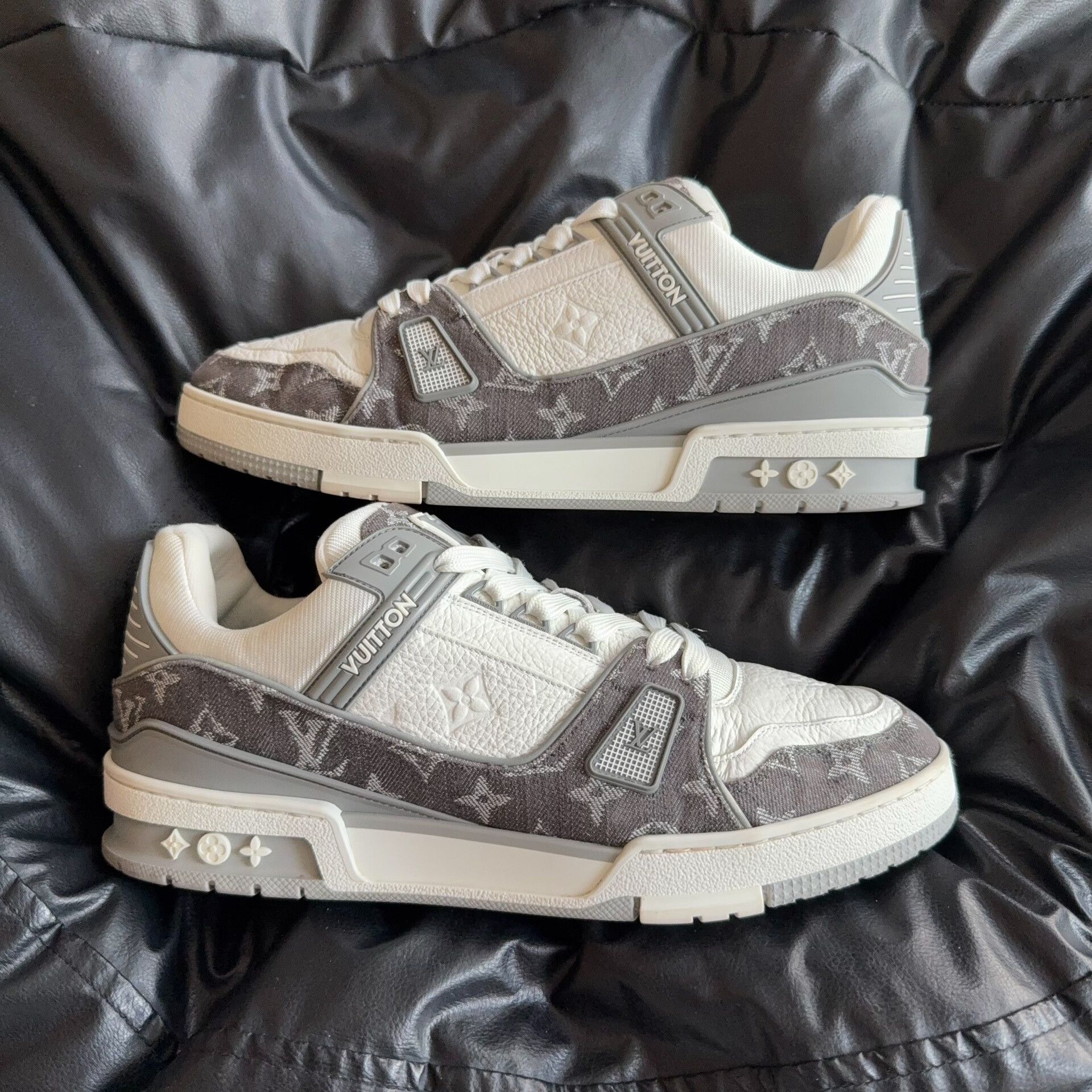 Louis Vuitton Louis Vuitton Training Denim White Lowtop Sneakers 9 Men Size US 9 / EU 42 - 5 Thumbnail