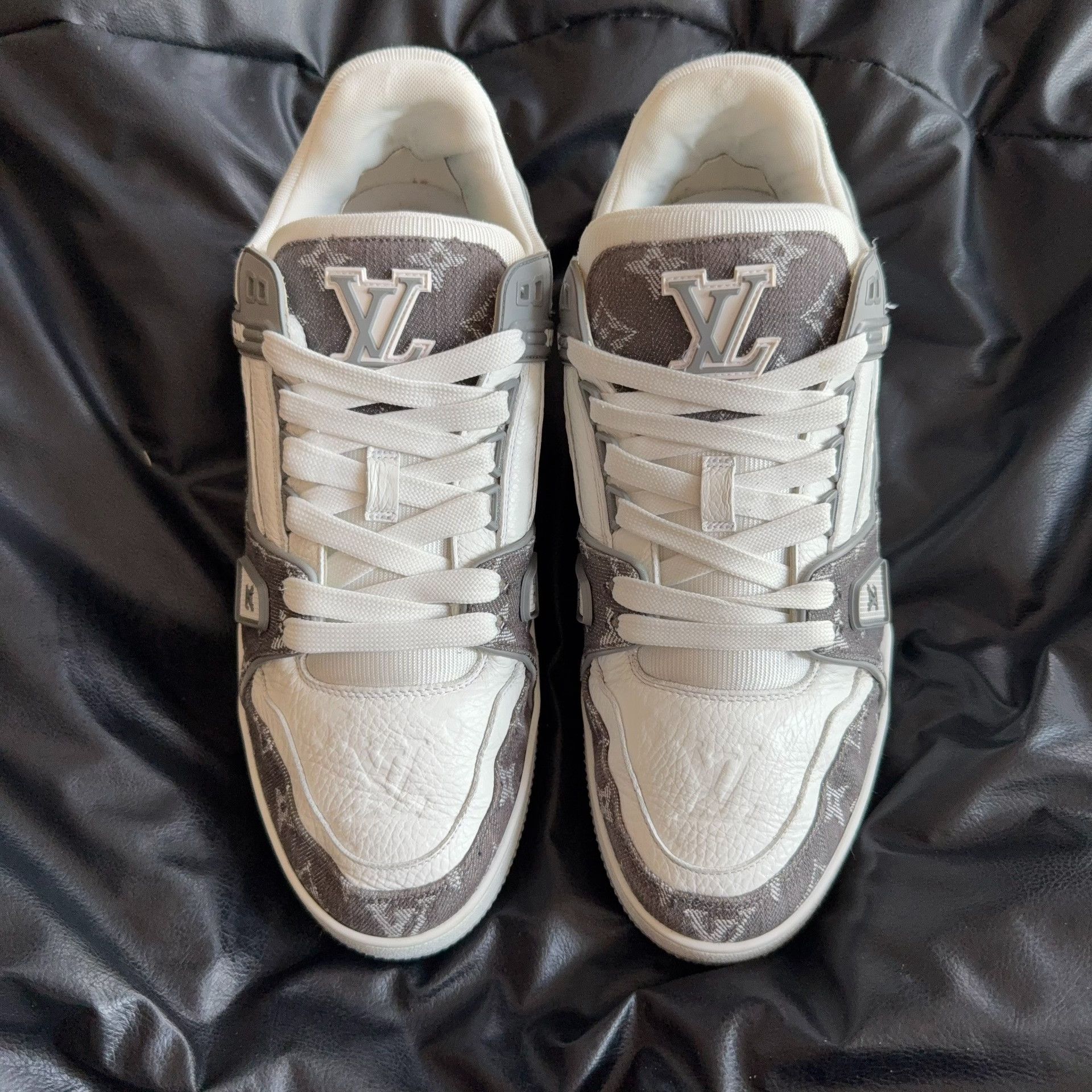 Louis Vuitton Louis Vuitton Training Denim White Lowtop Sneakers 9 Men Size US 9 / EU 42 - 2 Thumbnail